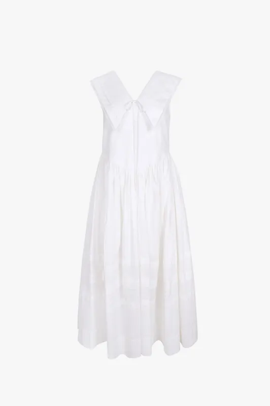 OPA DRESS IN WHITE made by Sandy Liang