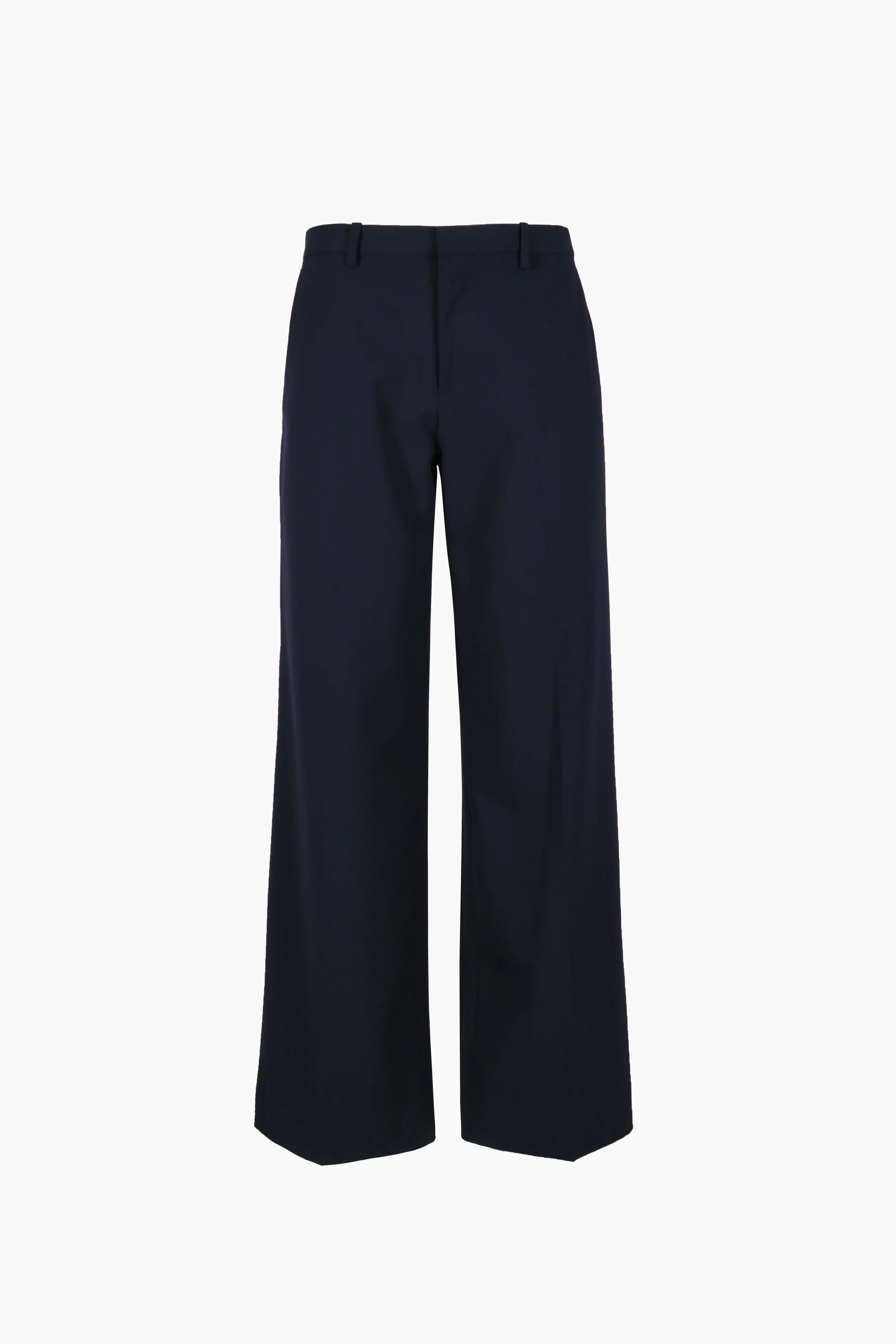 GLASS PANT IN NAVY sold by Sandy Liang