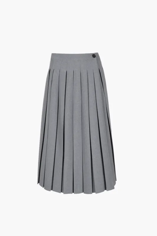 UNIFORM SKORT IN GREY sold by Sandy Liang
