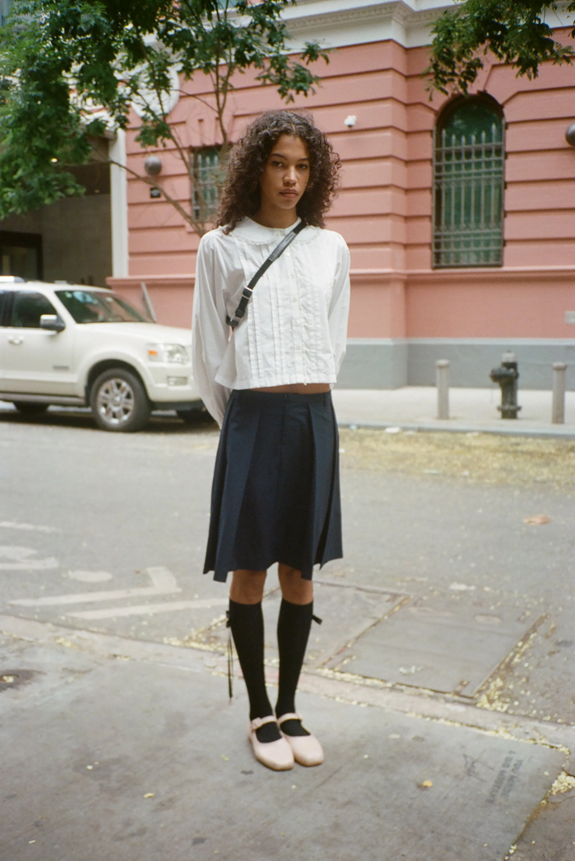 GROVE TOP IN WHITE sold by Sandy Liang product image thumbnail 3