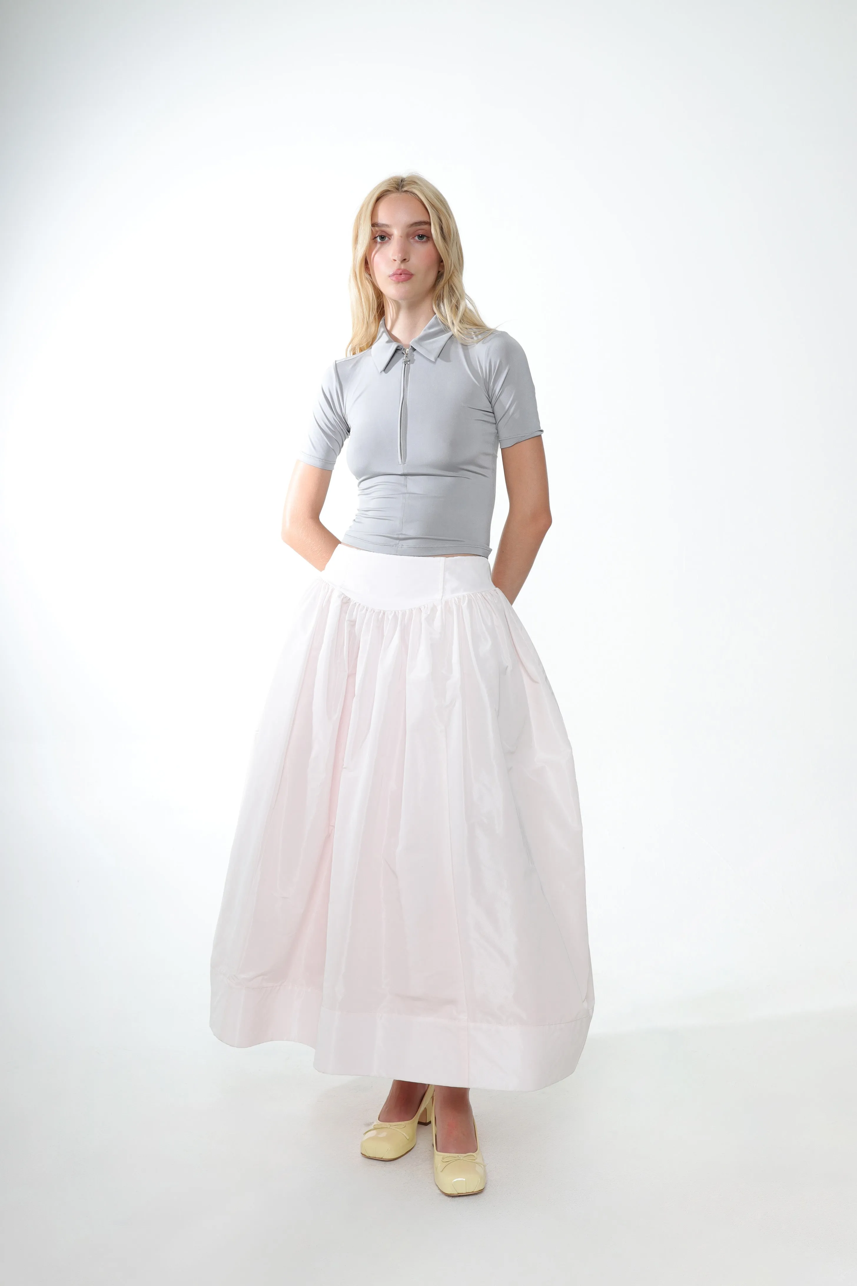 NARU SKIRT IN BALLET sold by Sandy Liang product image thumbnail 2