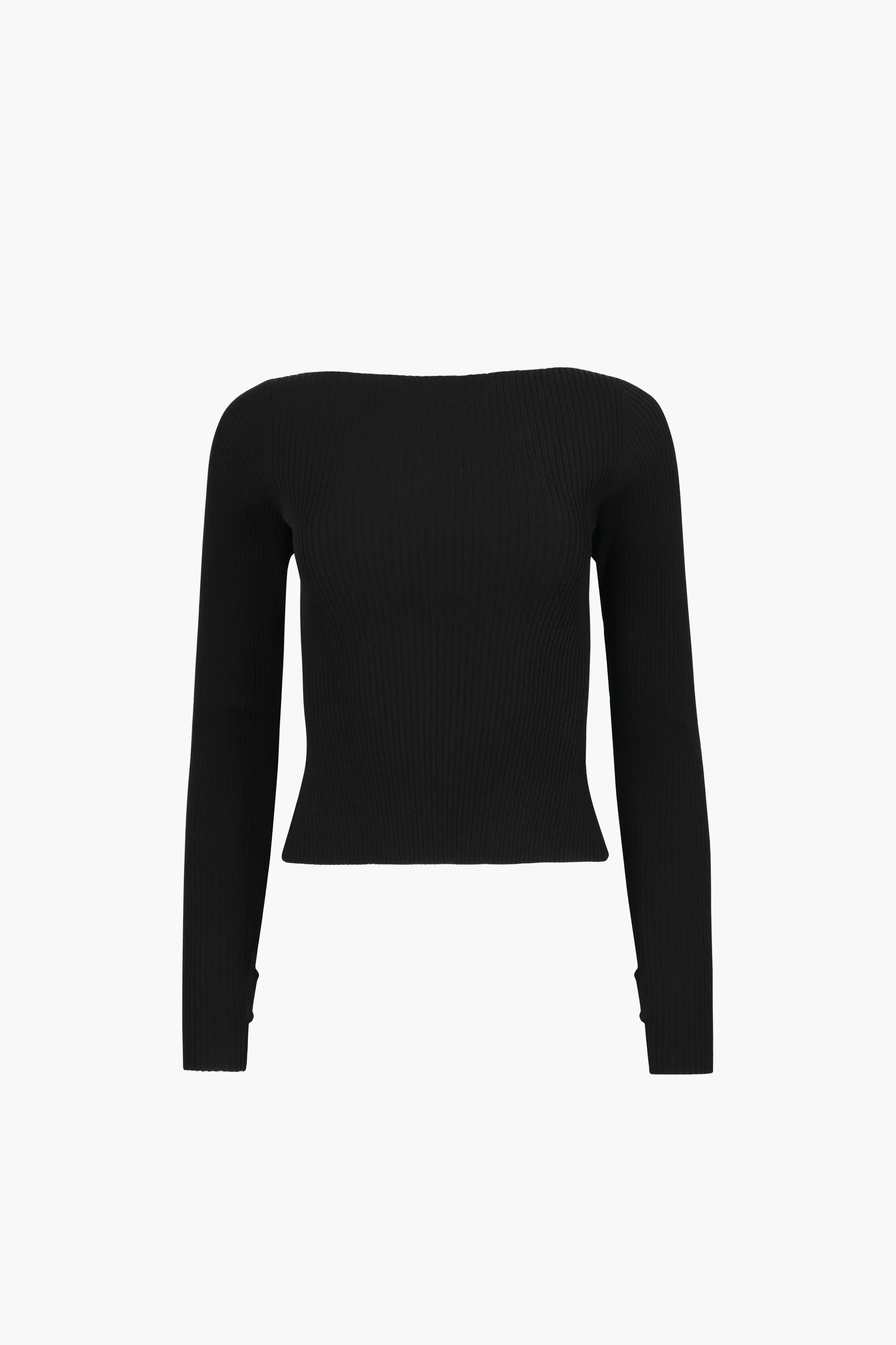 TIMES SWEATER IN BLACK sold by Sandy Liang