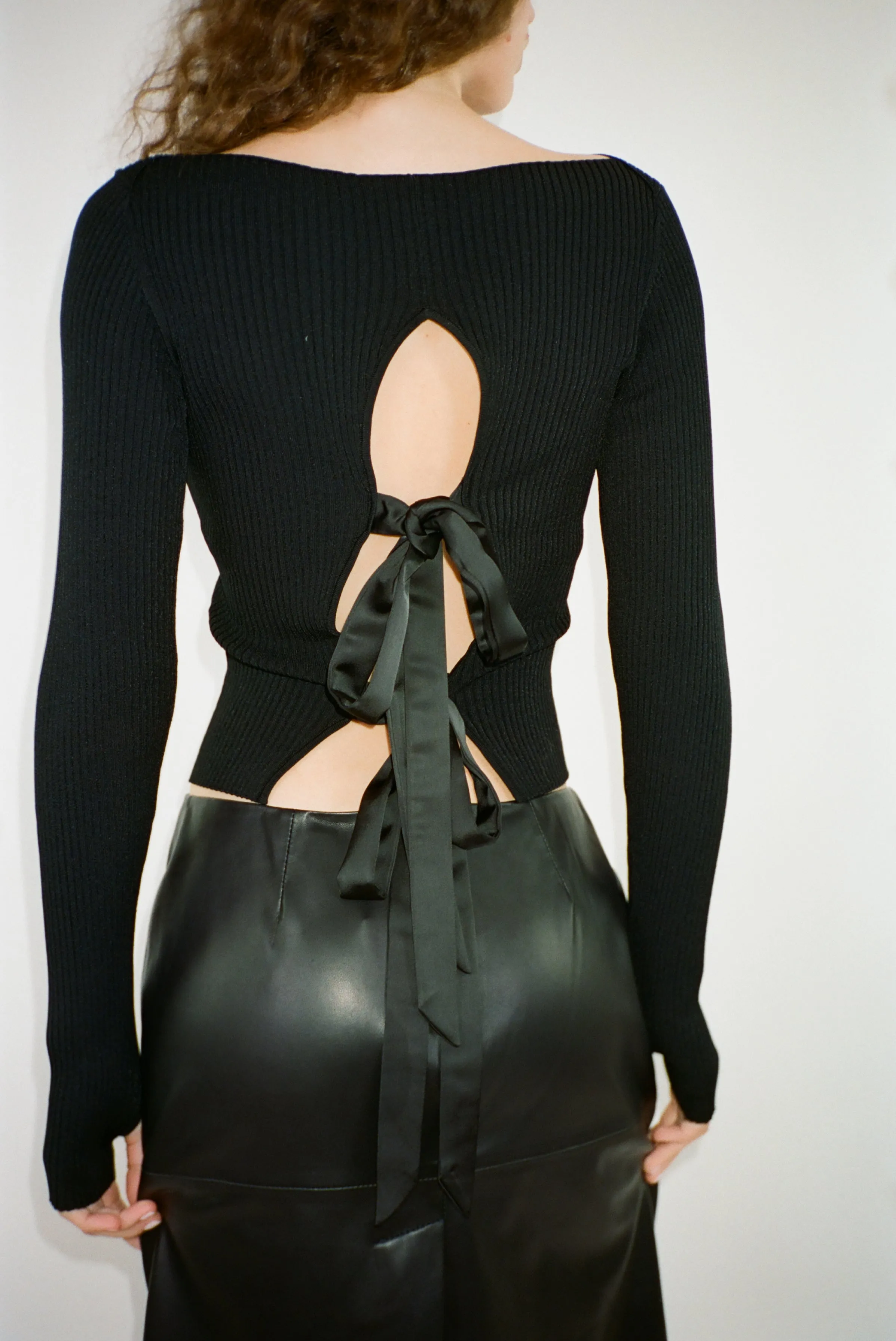 TIMES SWEATER IN BLACK sold by Sandy Liang product image thumbnail 3