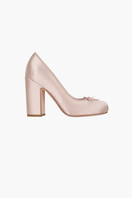 POINTE PUMP 100 IN BALLET SATIN sold by Sandy Liang