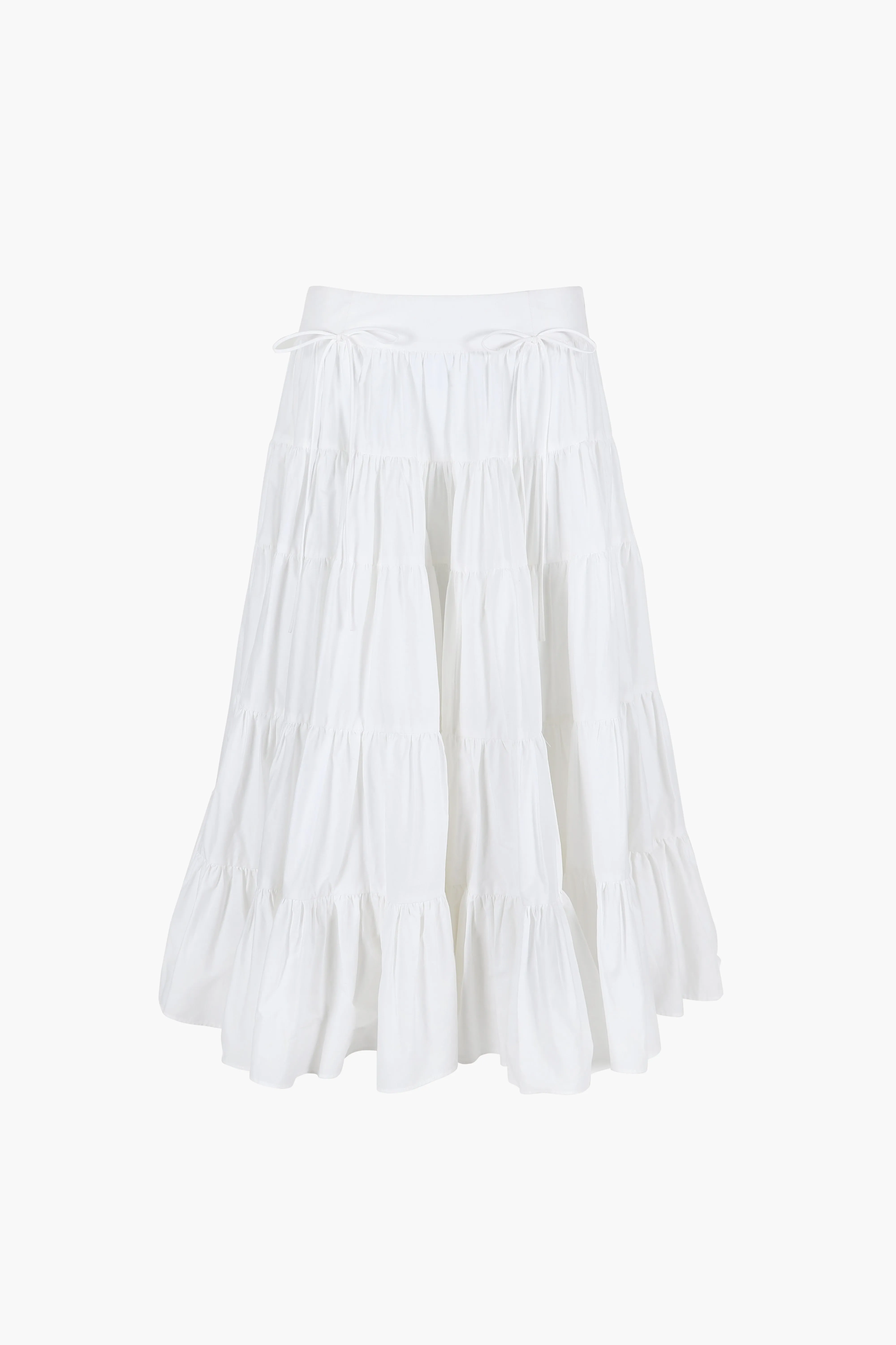 HETTI SKIRT IN WHITE sold by Sandy Liang