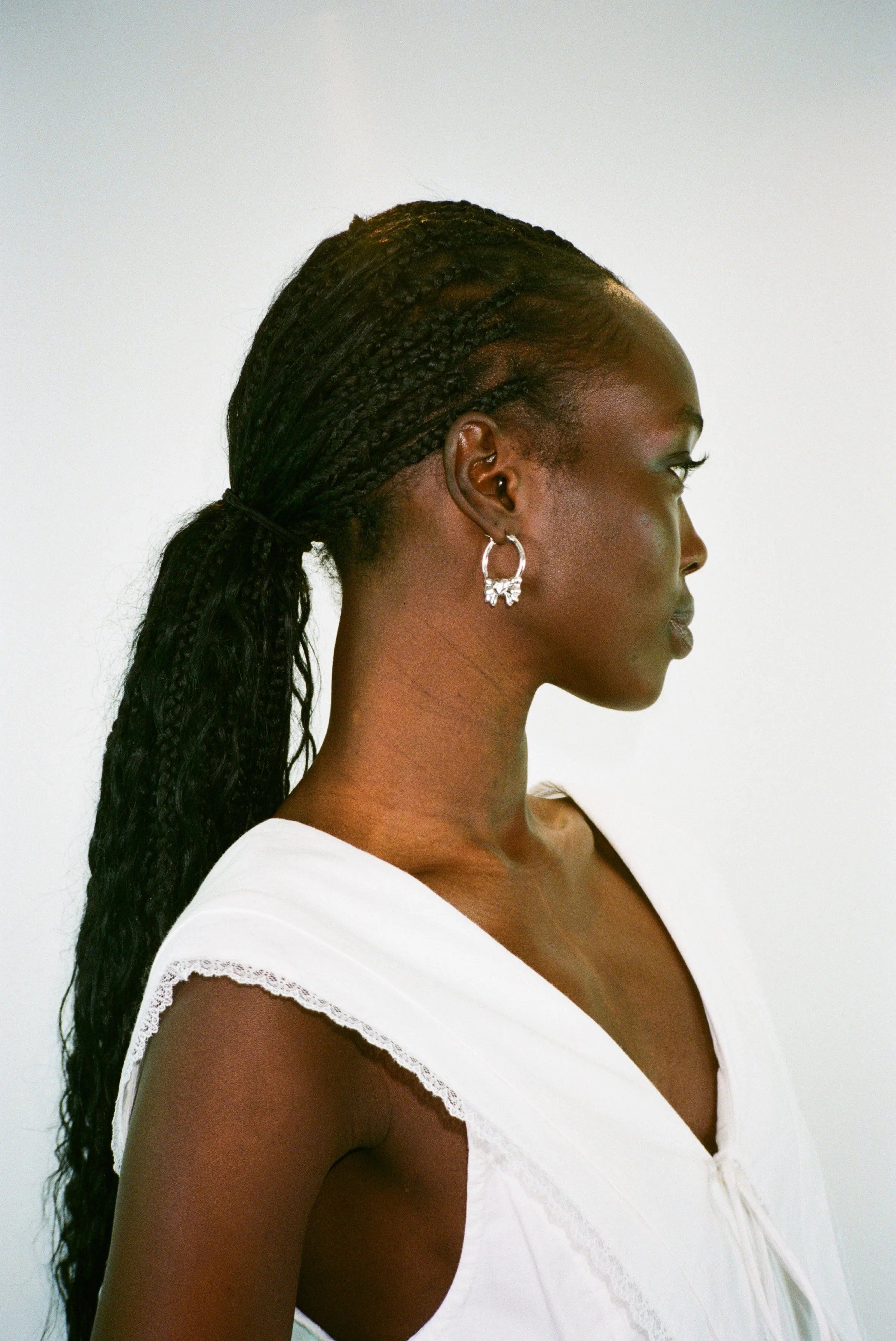 PRESENT HOOPS IN SILVER sold by Sandy Liang product image thumbnail 3