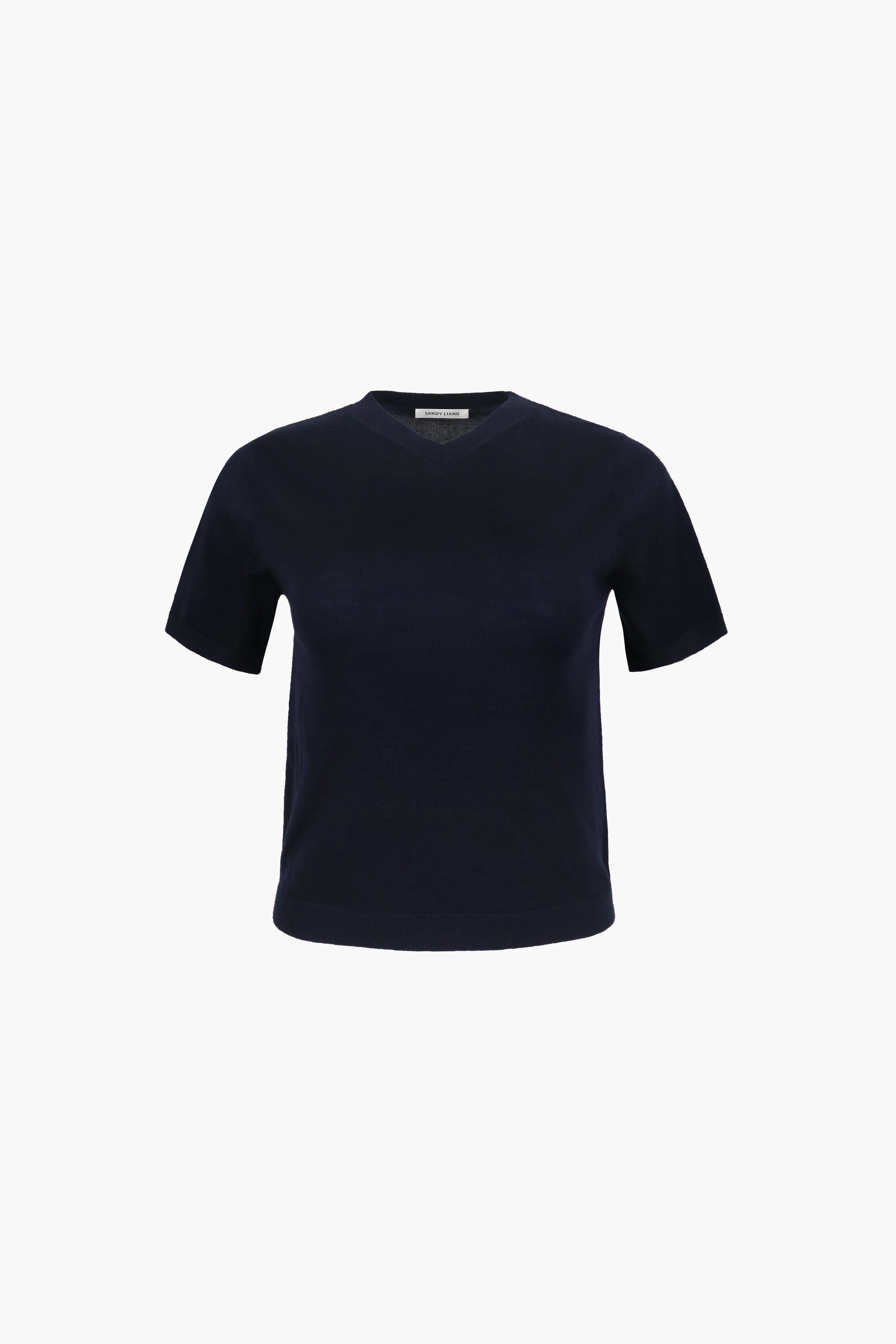 FENNY SWEATER IN NAVY sold by Sandy Liang
