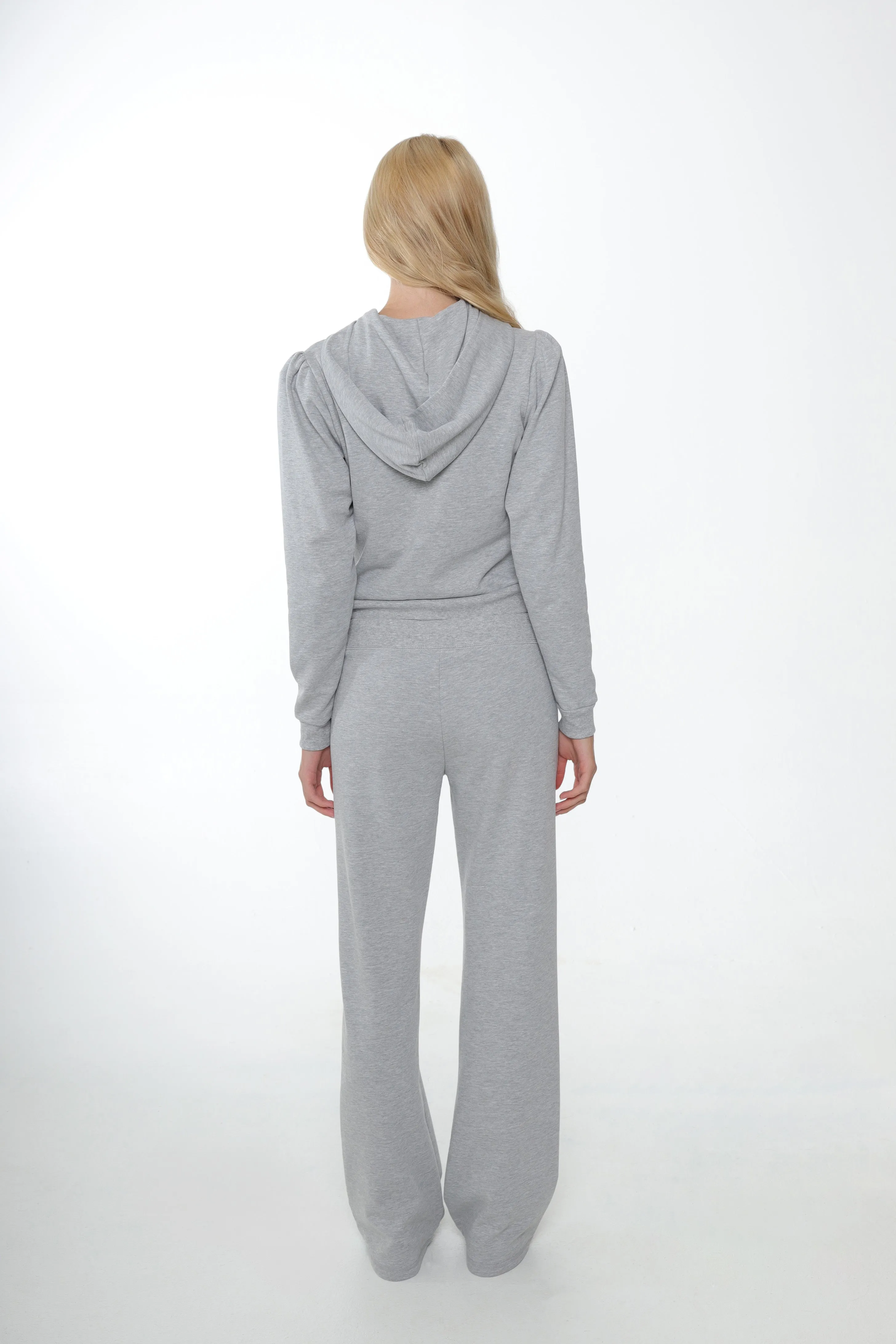 SOOKIE HOODIE IN HEATHER GREY sold by Sandy Liang product image thumbnail 4
