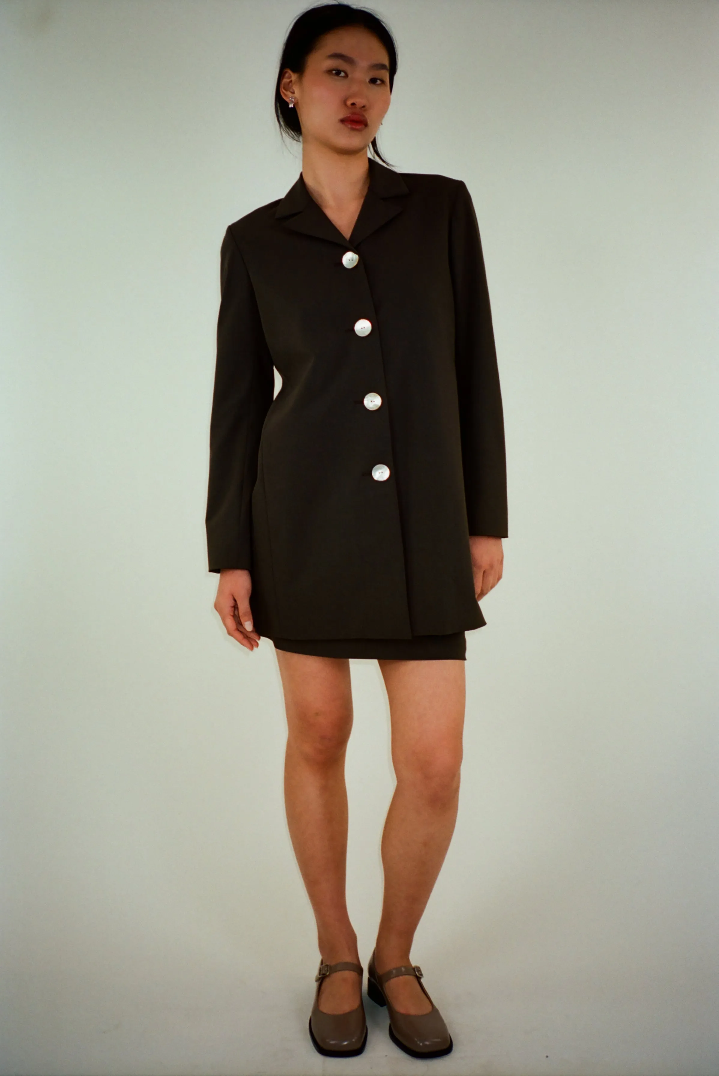 GREENE COAT IN BROWN sold by Sandy Liang product image thumbnail 2