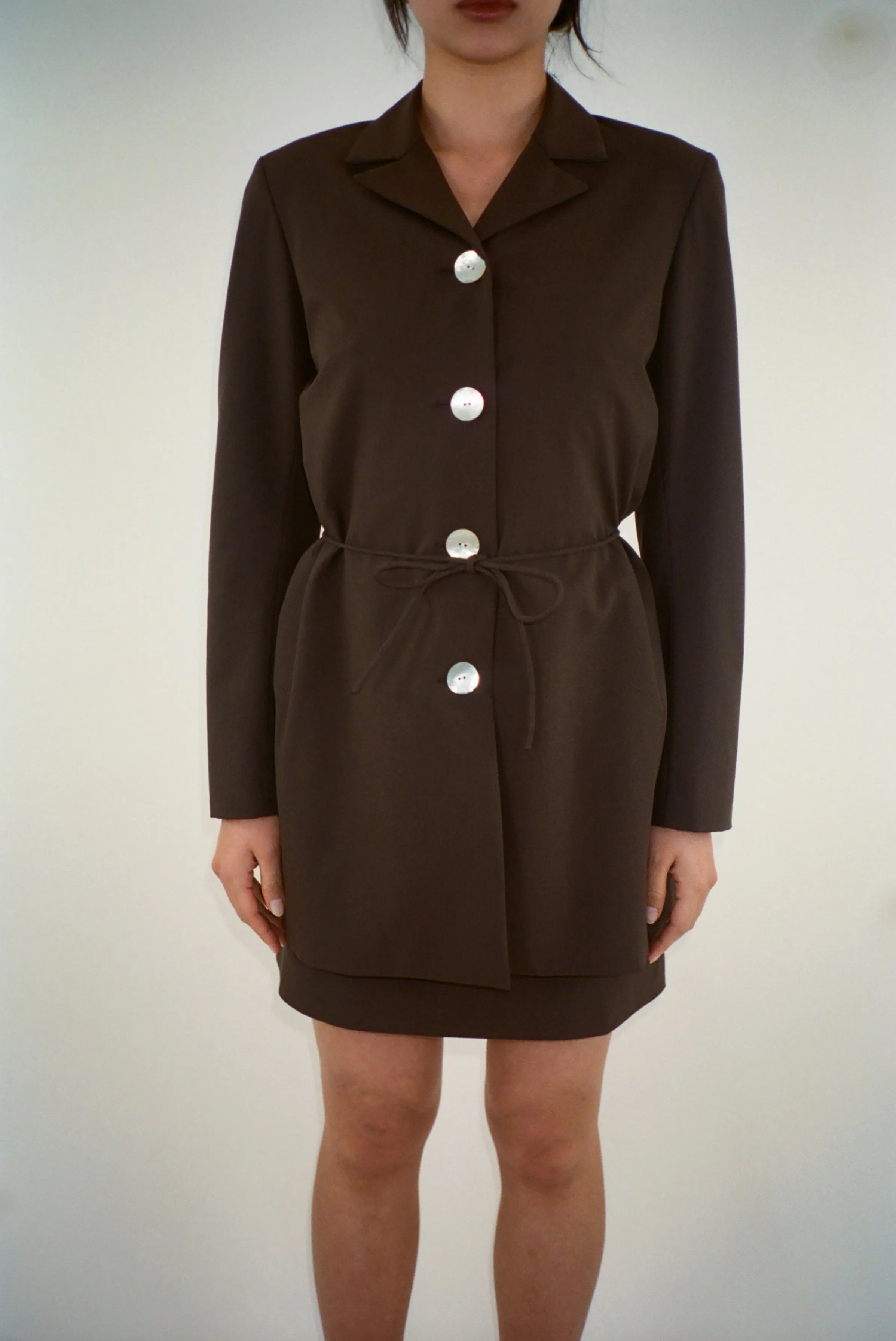 GREENE COAT IN BROWN sold by Sandy Liang product image thumbnail 4