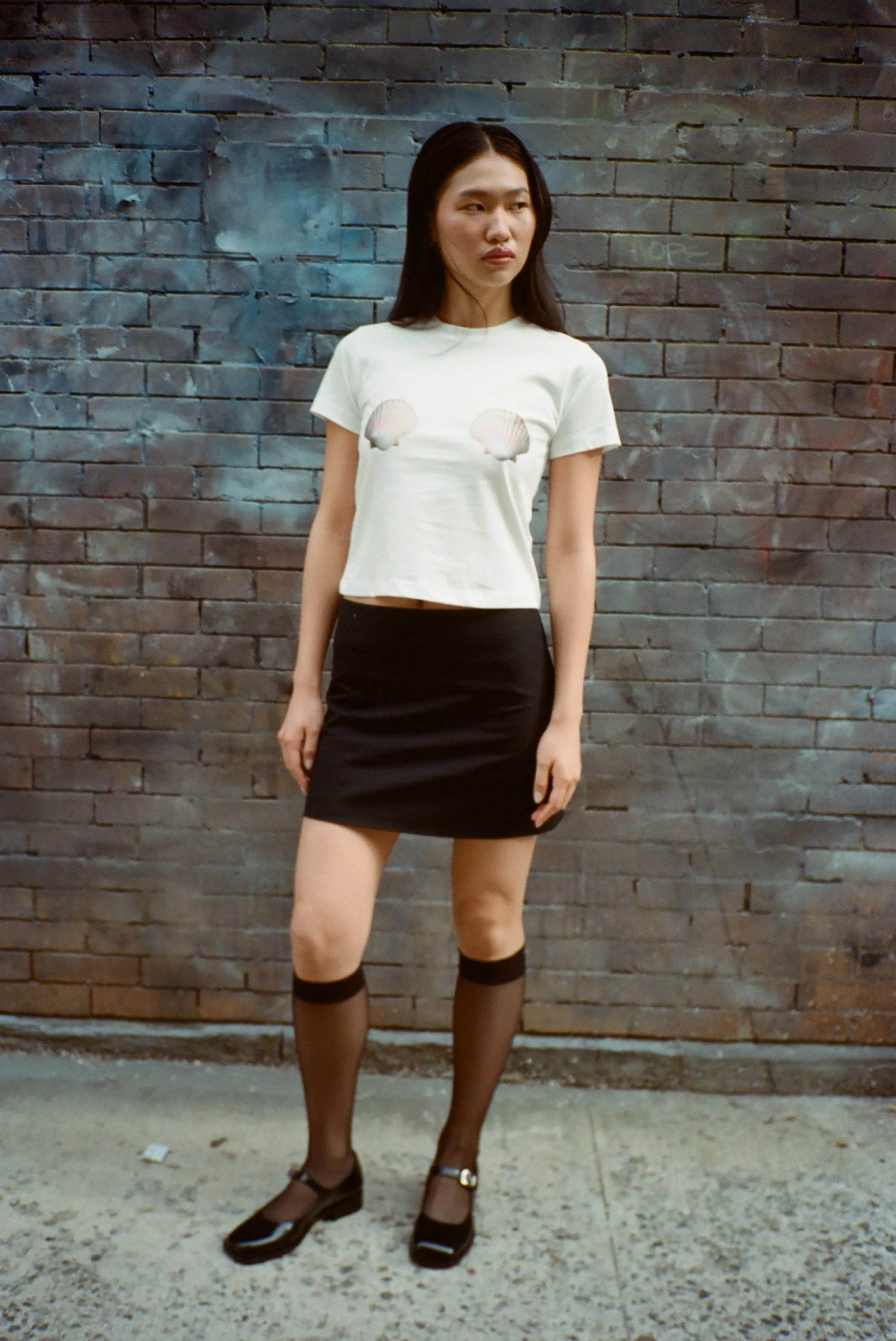 CATBUS SKIRT IN BLACK sold by Sandy Liang product image thumbnail 4