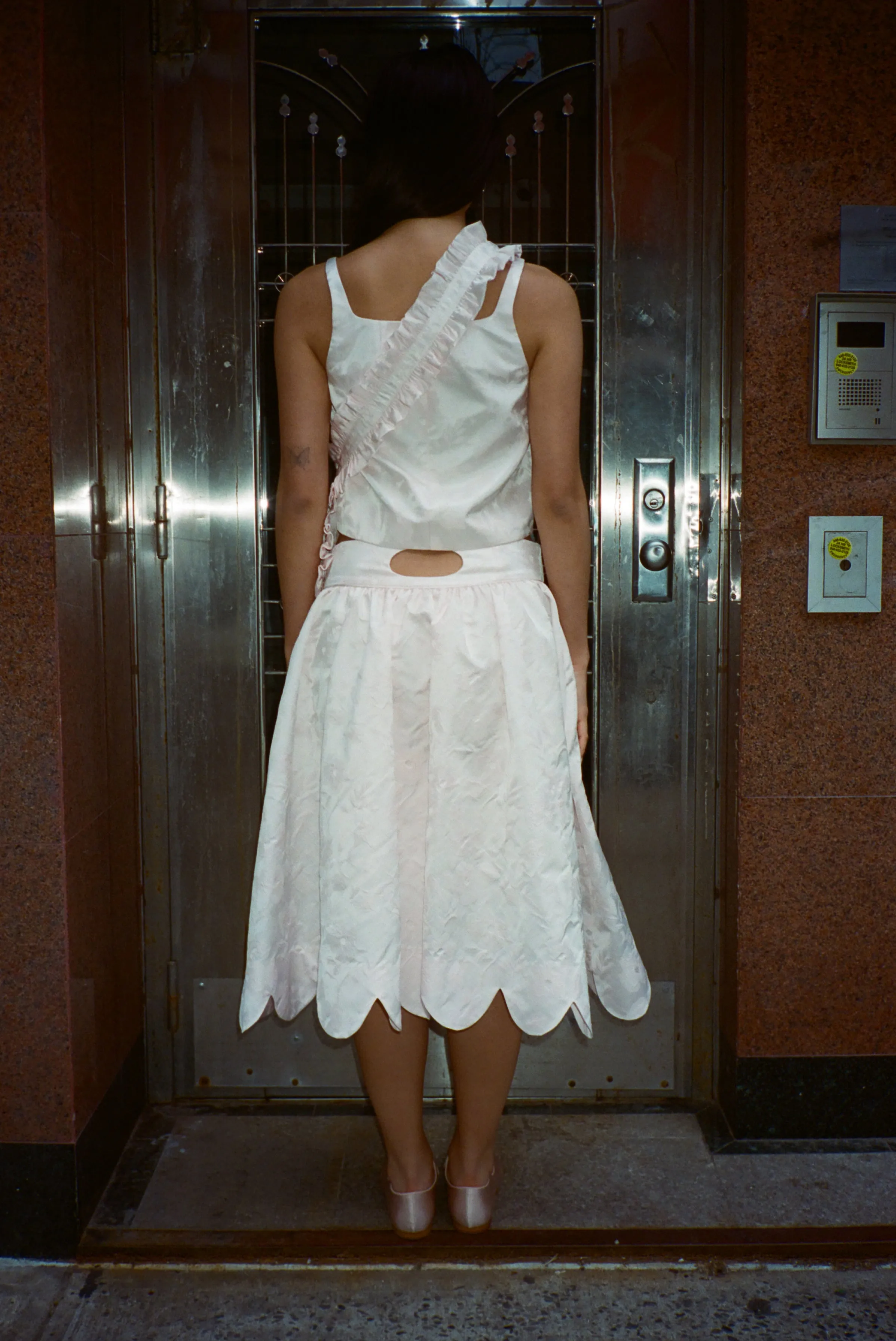 GRETA SKIRT IN BALLET JACQUARD sold by Sandy Liang product image thumbnail 4