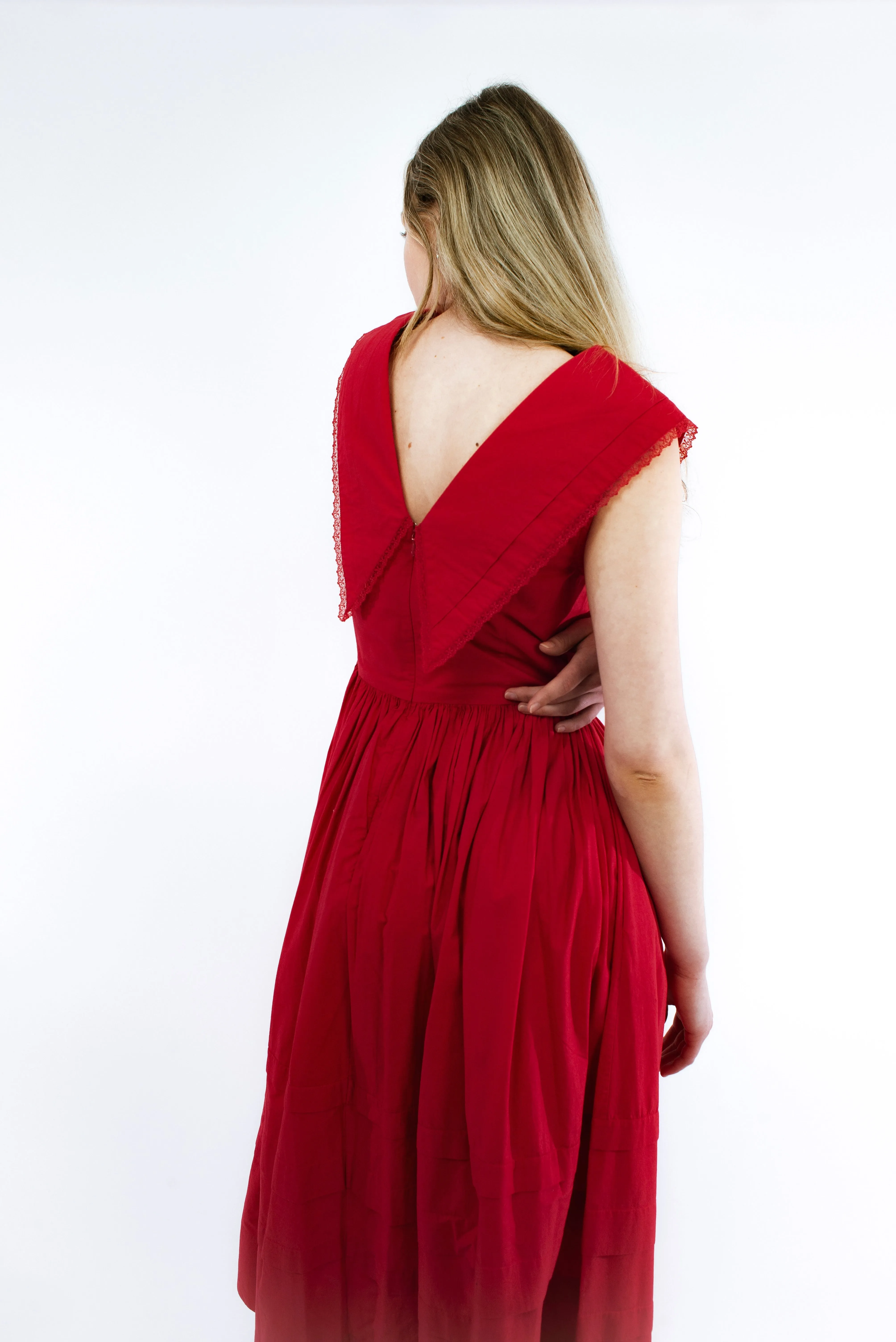 OPA DRESS IN RED sold by Sandy Liang product image thumbnail 3