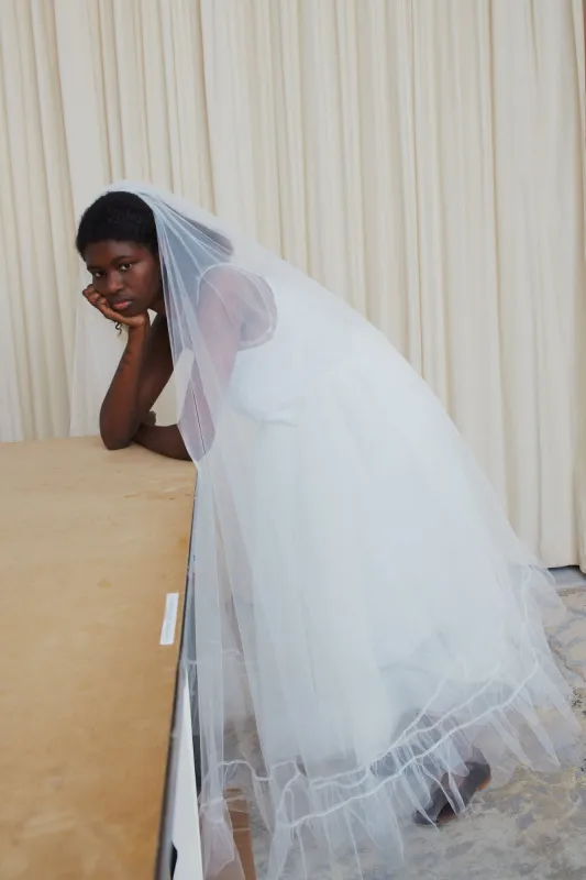 KHLOE VEIL sold by Sandy Liang