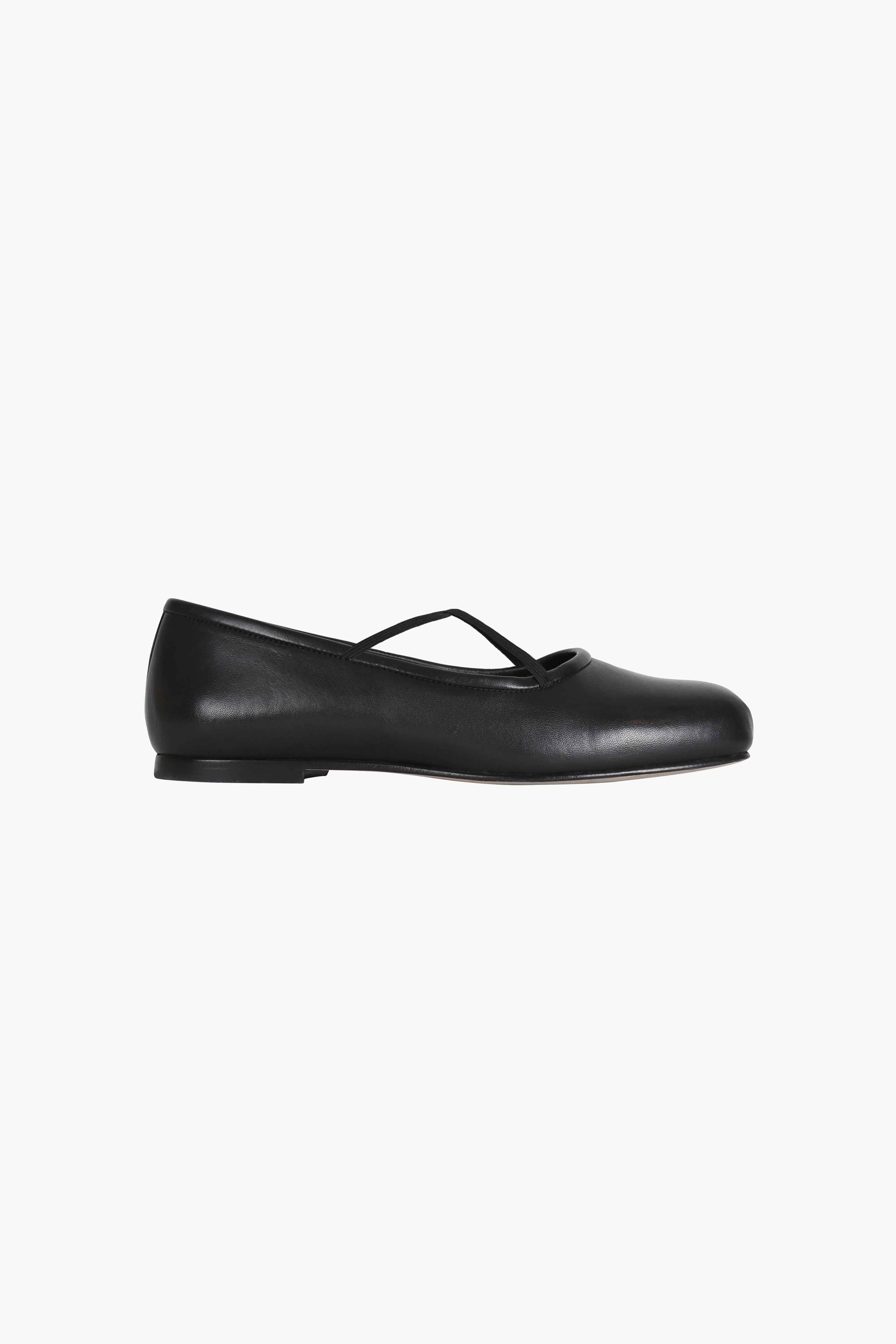 CRISS CROSS POINTE IN BLACK NAPPA sold by Sandy Liang