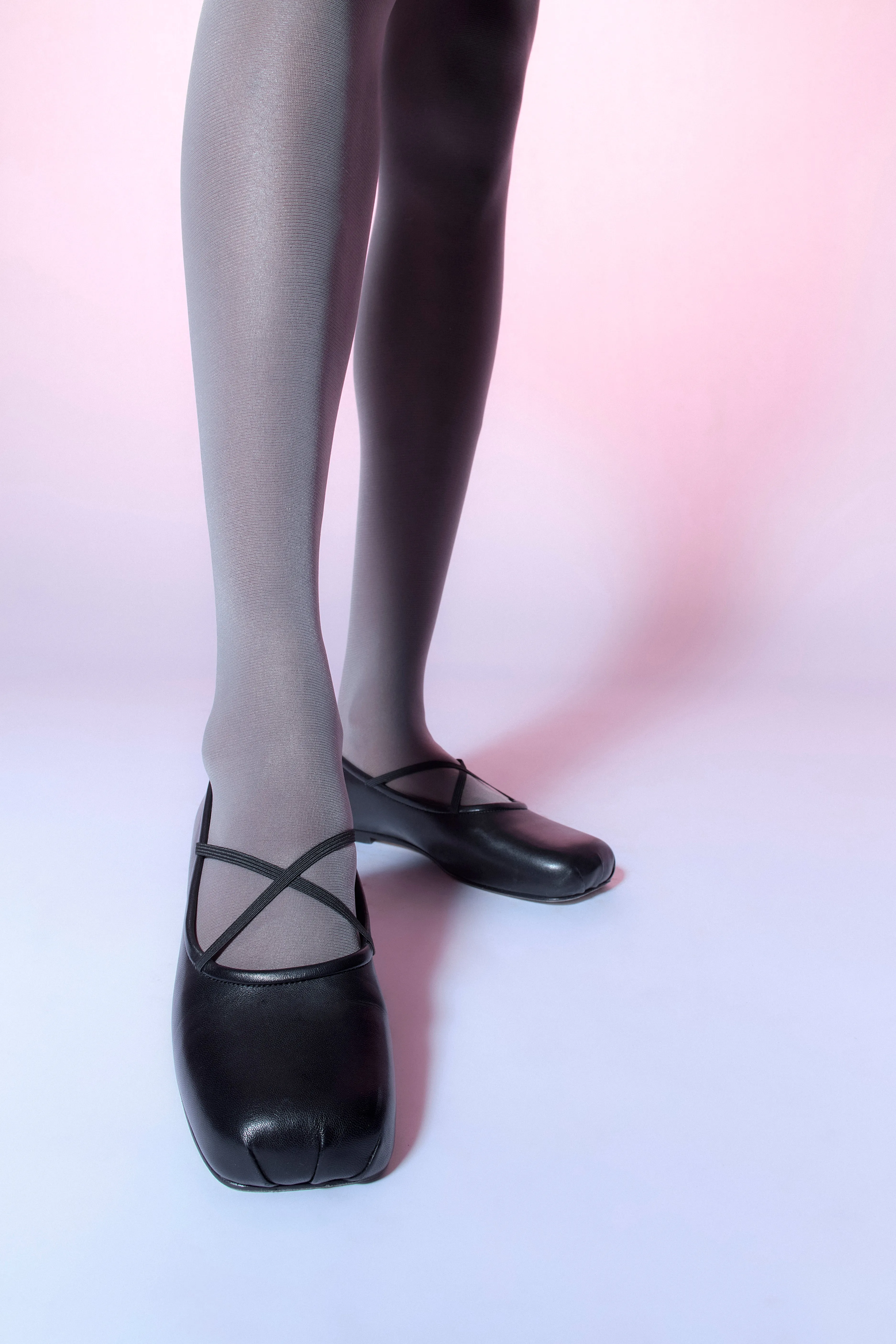 CRISS CROSS POINTE IN BLACK NAPPA sold by Sandy Liang product image thumbnail 3