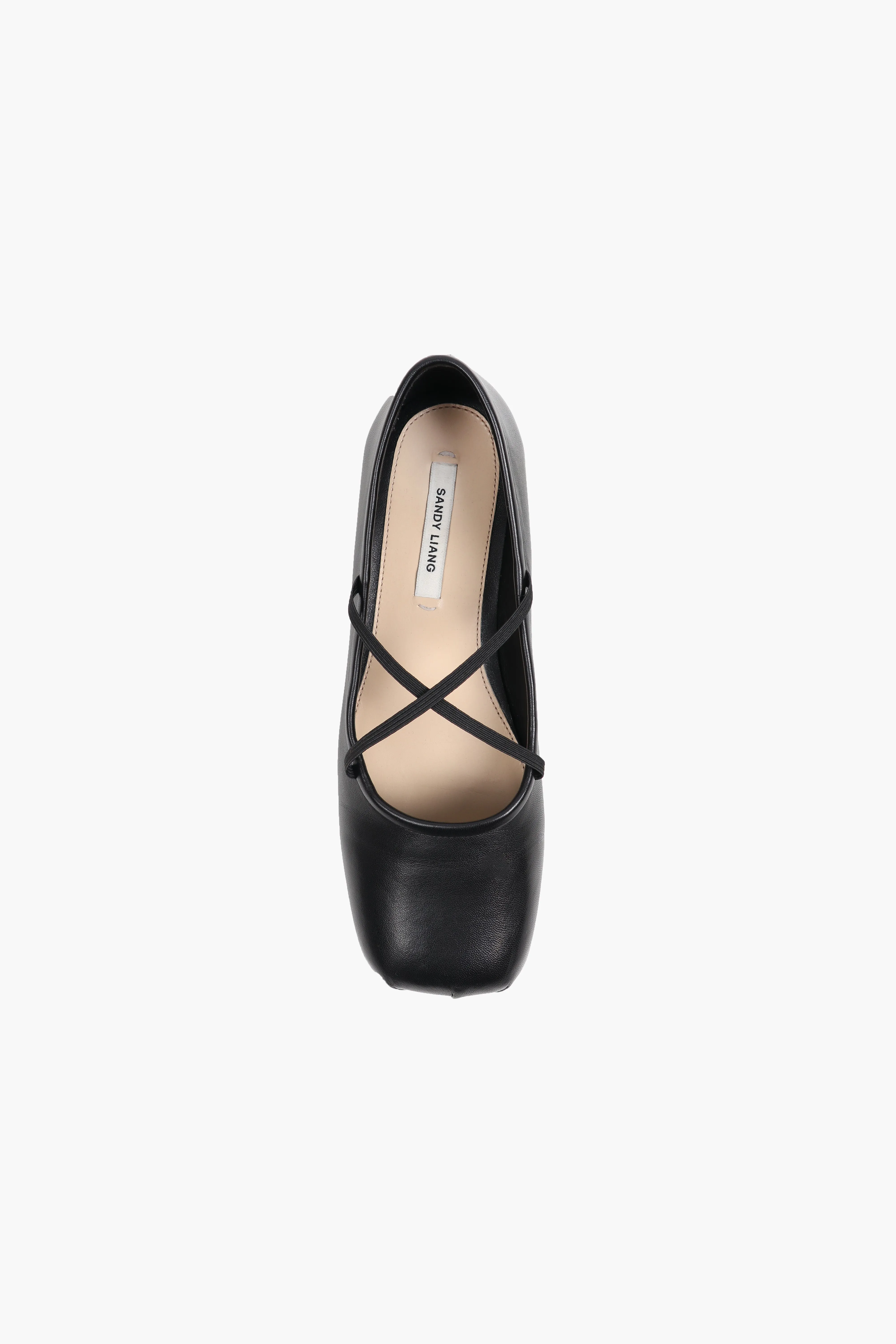 CRISS CROSS POINTE IN BLACK NAPPA sold by Sandy Liang product image thumbnail 2
