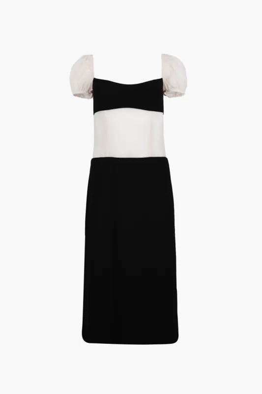 VENUS DRESS IN POWDER made by Sandy Liang