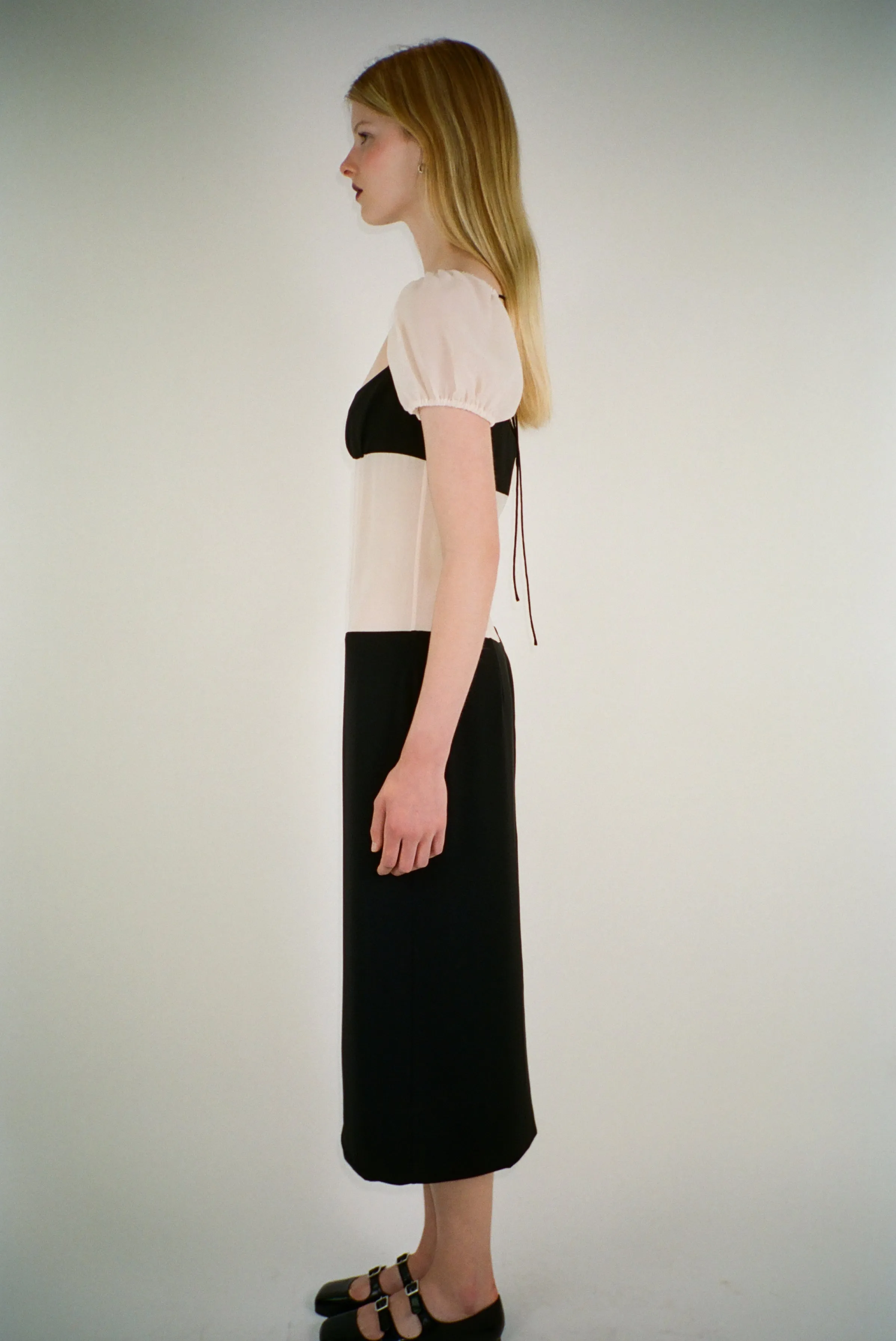 VENUS DRESS IN POWDER sold by Sandy Liang product image thumbnail 4