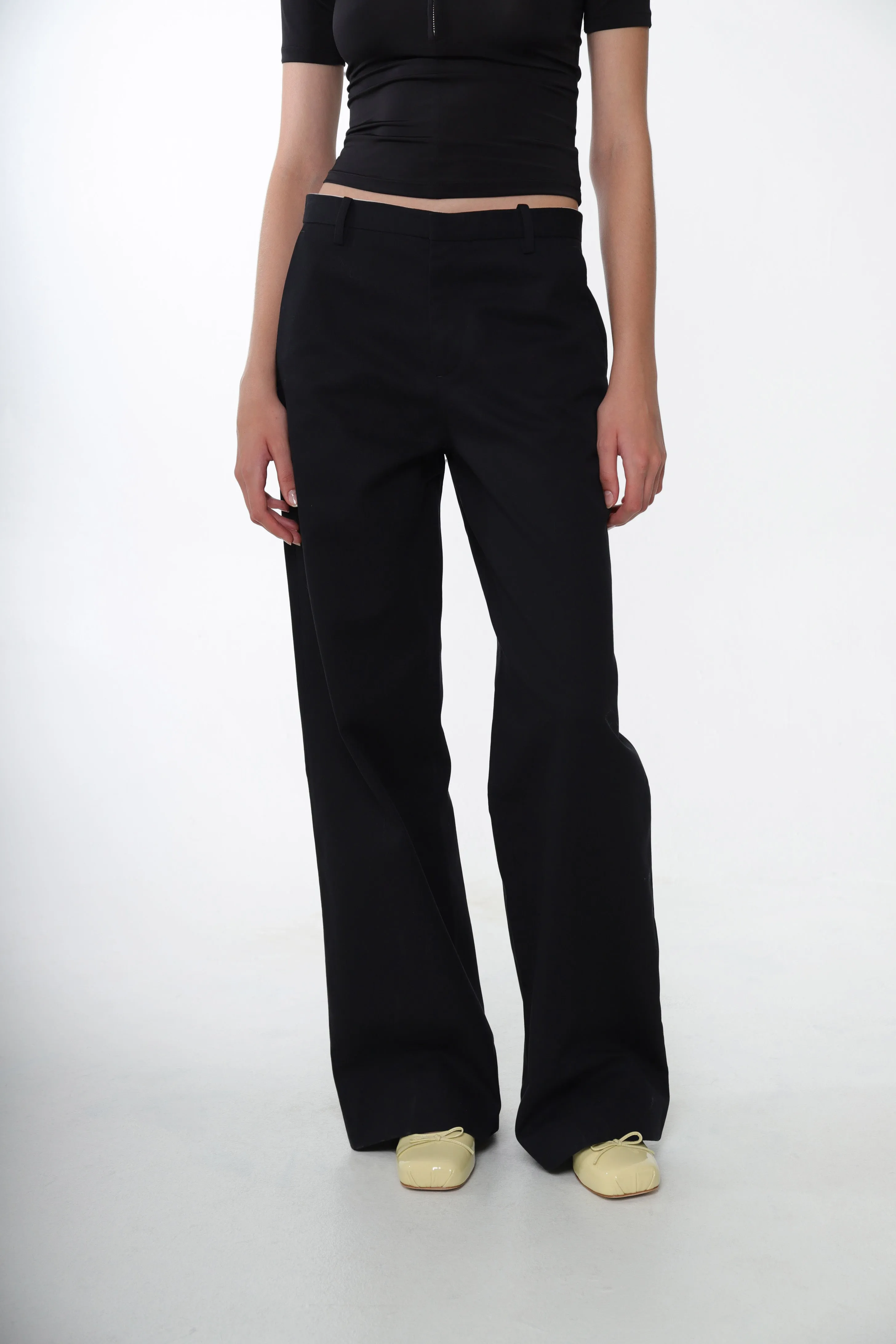 GLASS PANT IN BLACK sold by Sandy Liang product image thumbnail 2