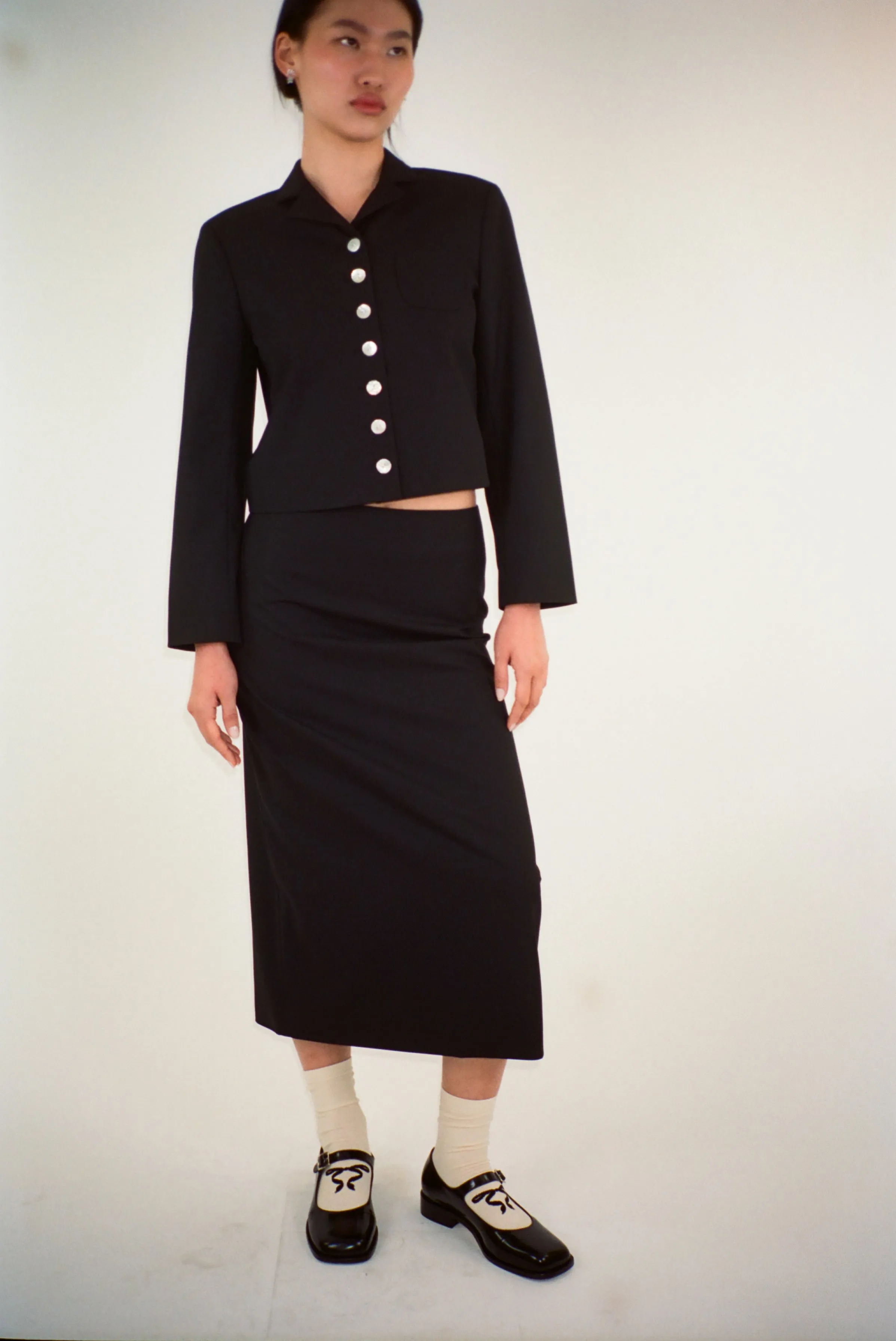 TOES SKIRT IN BLACK sold by Sandy Liang product image thumbnail 5