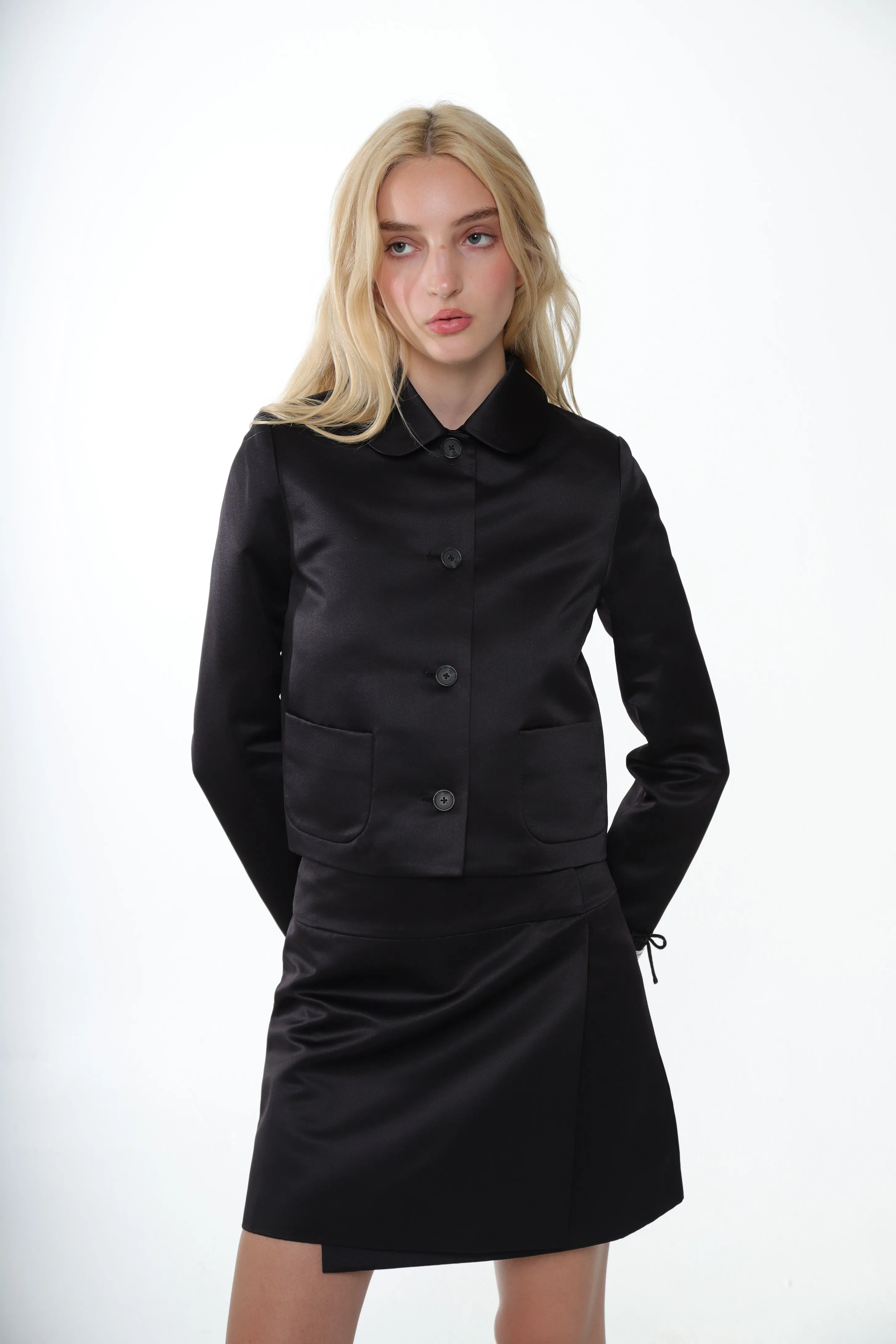 KITTEN SKIRT IN BLACK sold by Sandy Liang product image thumbnail 5