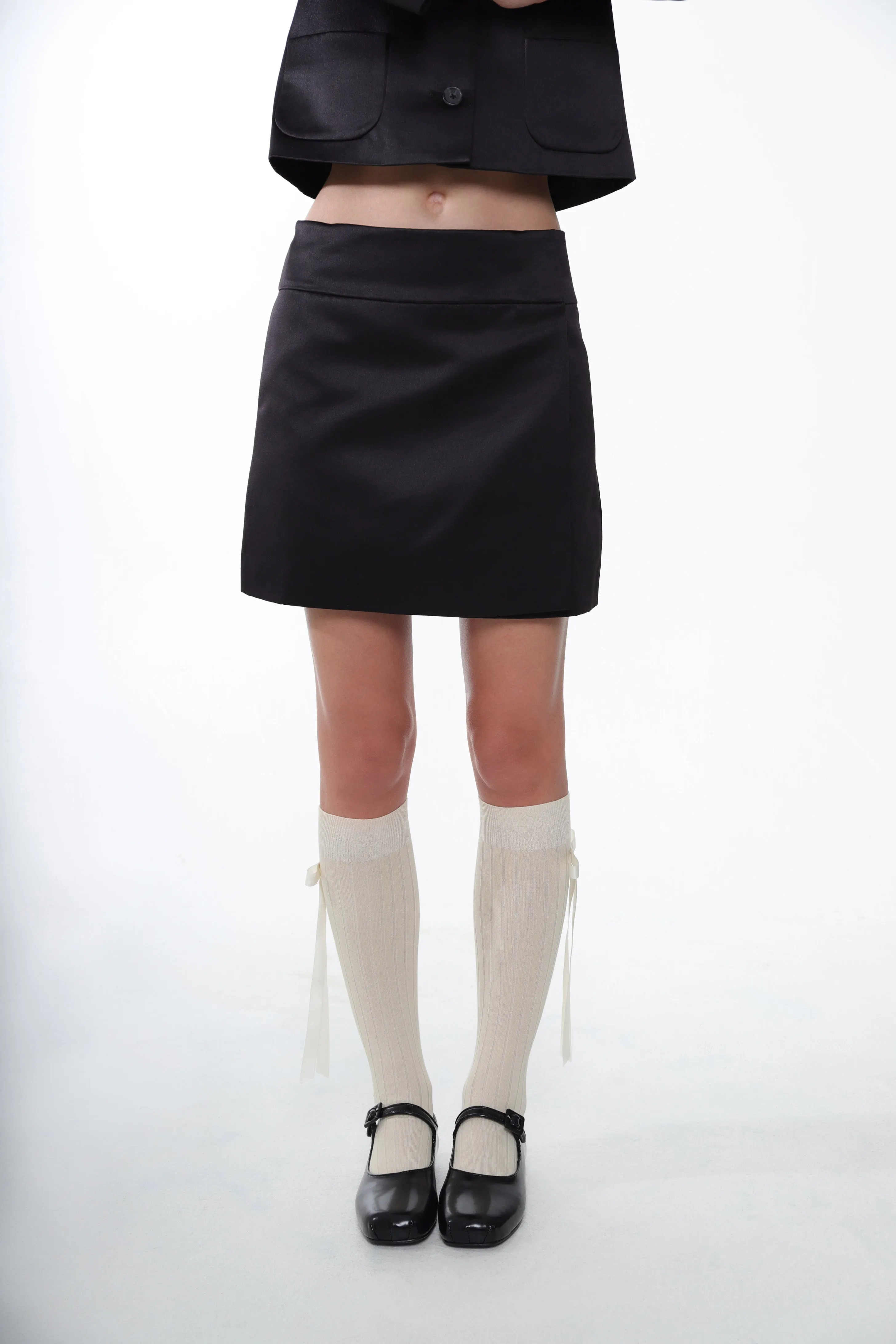 KITTEN SKIRT IN BLACK sold by Sandy Liang product image thumbnail 3