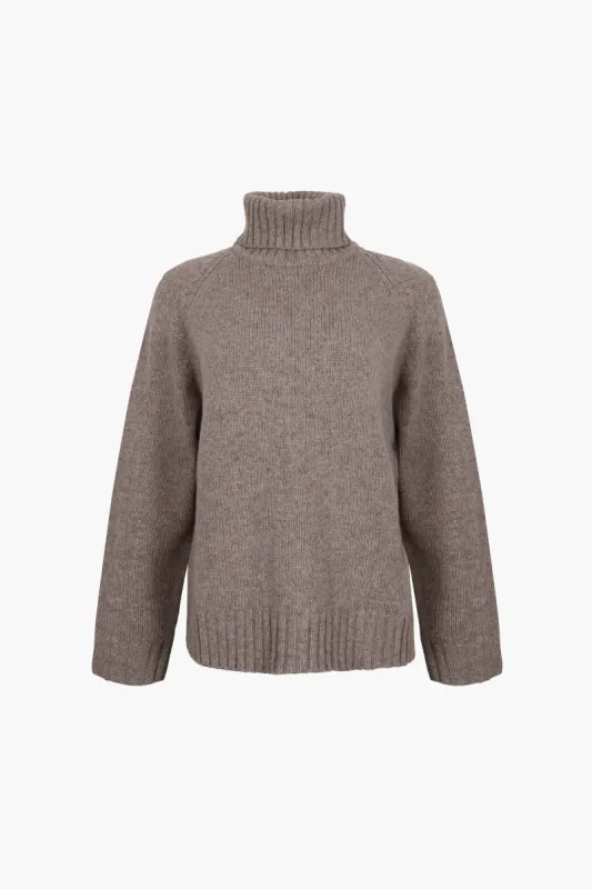 GUMS SWEATER IN TAUPE sold by Sandy Liang