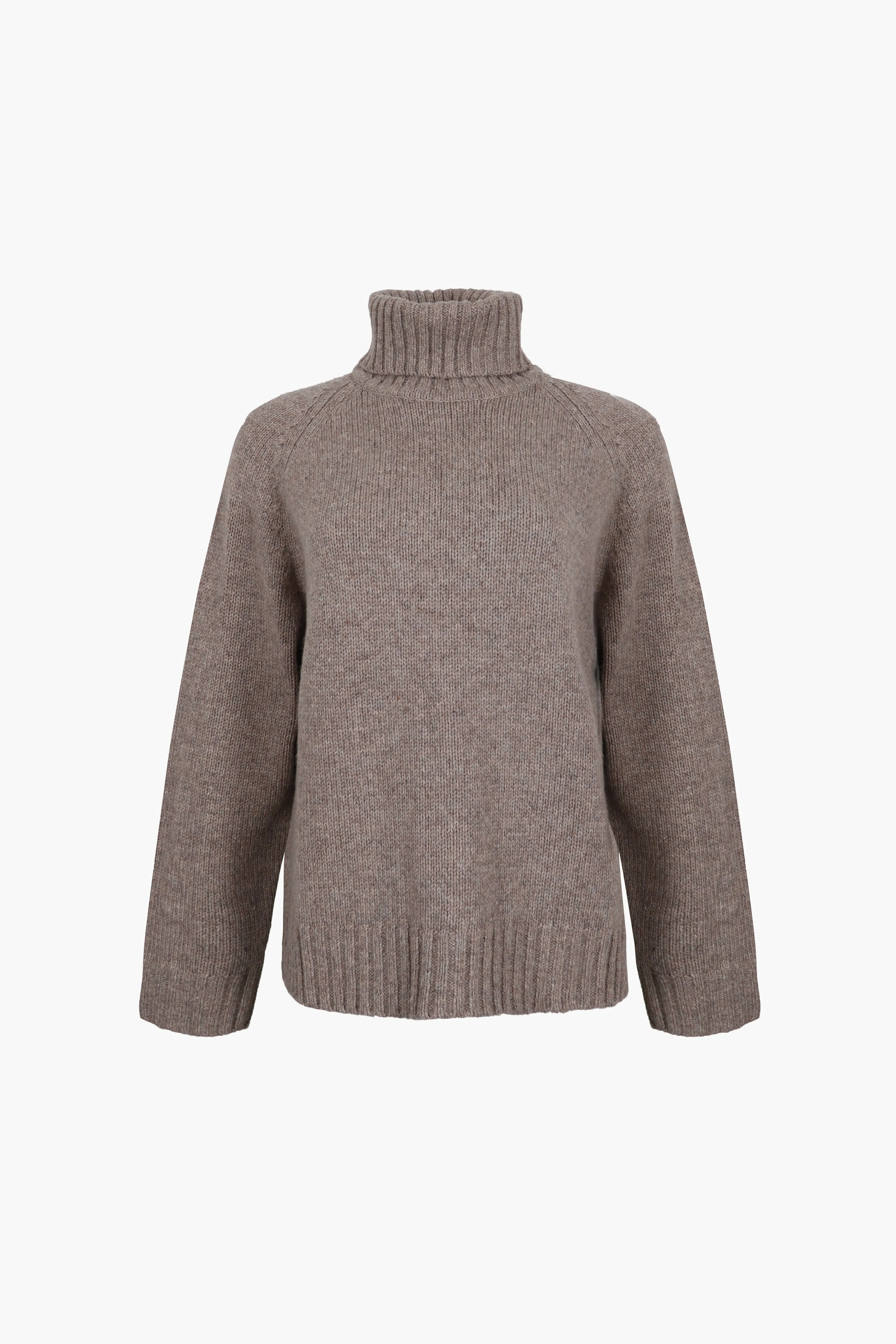 GUMS SWEATER IN TAUPE sold by Sandy Liang