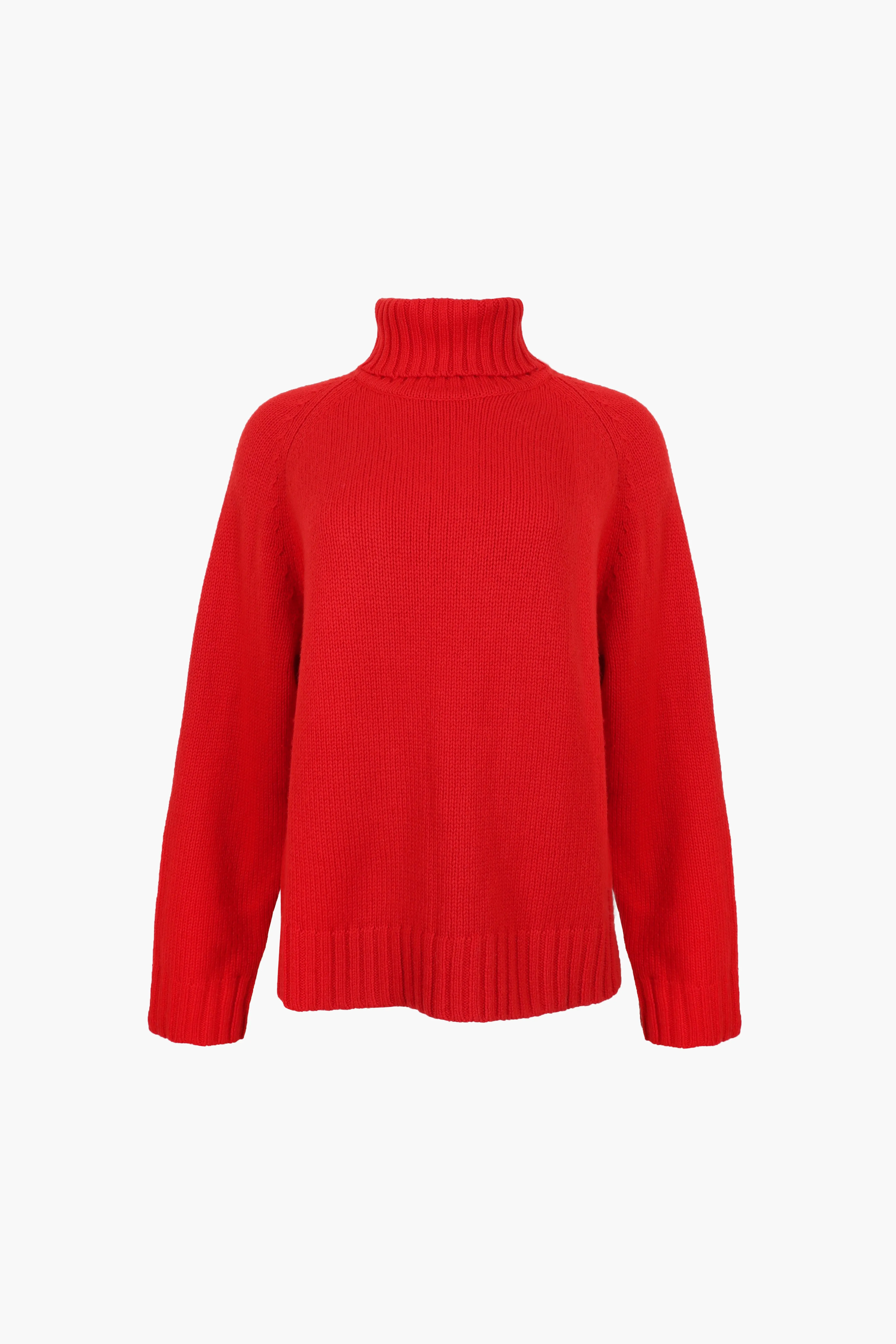 GUMS SWEATER IN RED sold by Sandy Liang