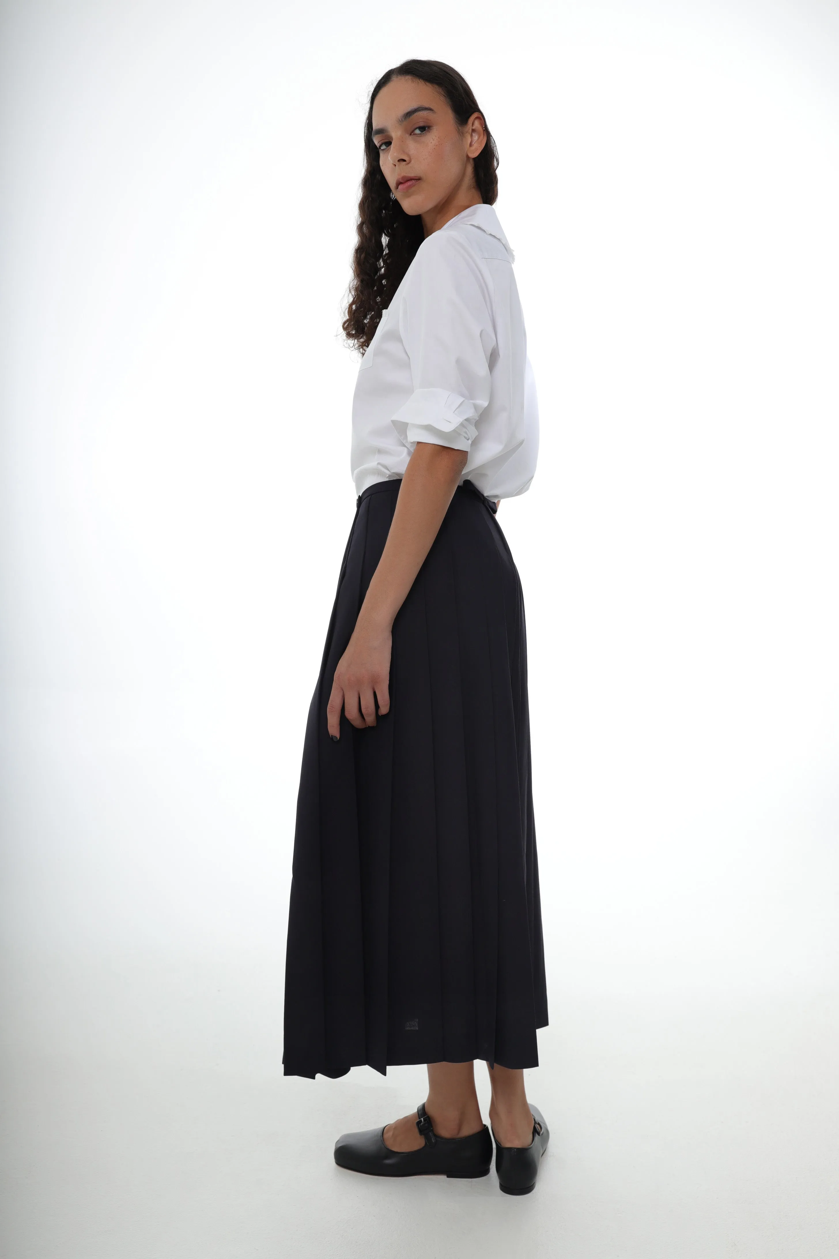 PRIVATE SKORT IN NAVY sold by Sandy Liang product image thumbnail 4