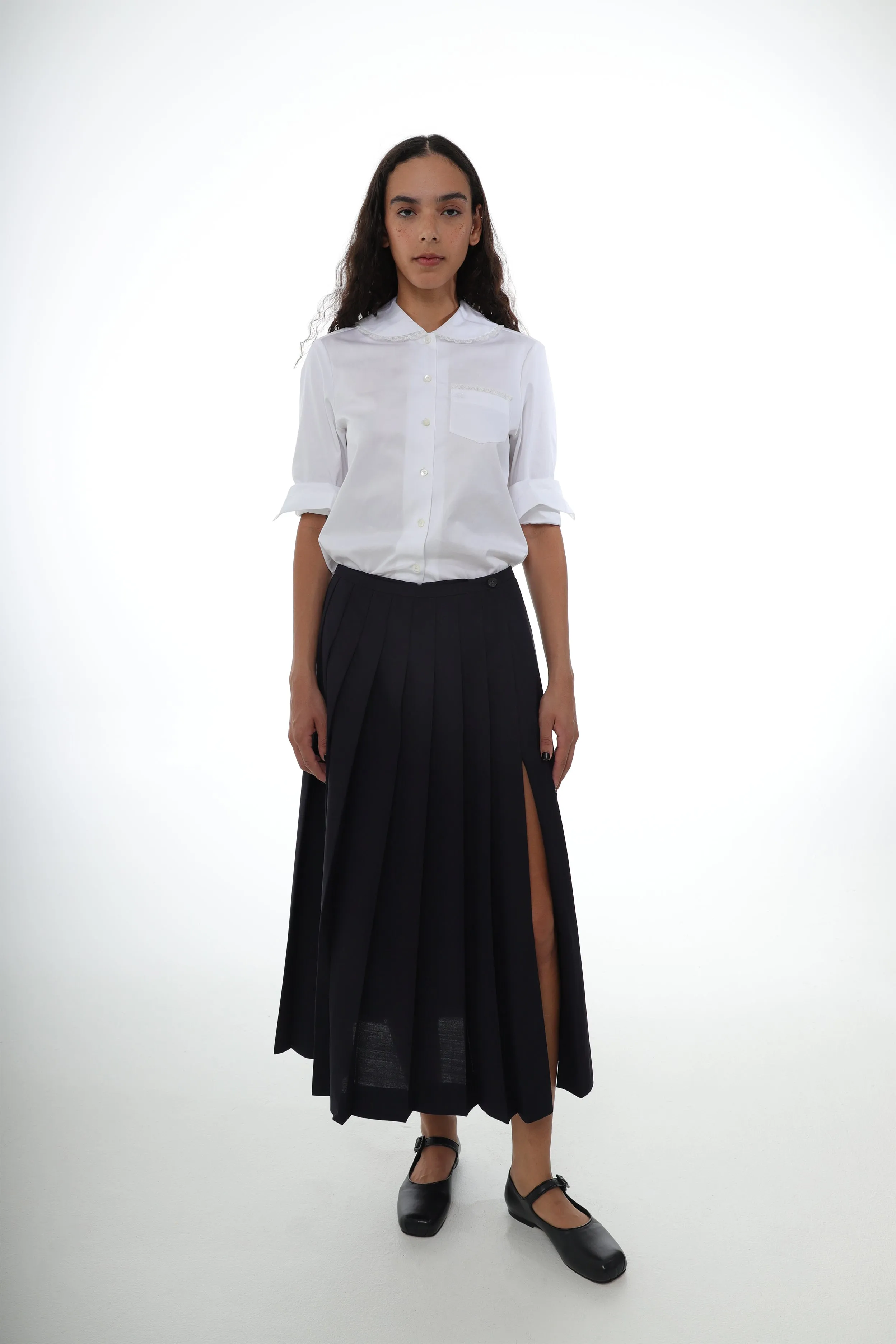 PRIVATE SKORT IN NAVY sold by Sandy Liang product image thumbnail 2