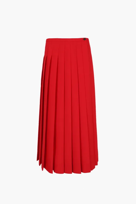 PRIVATE SKORT IN RED sold by Sandy Liang