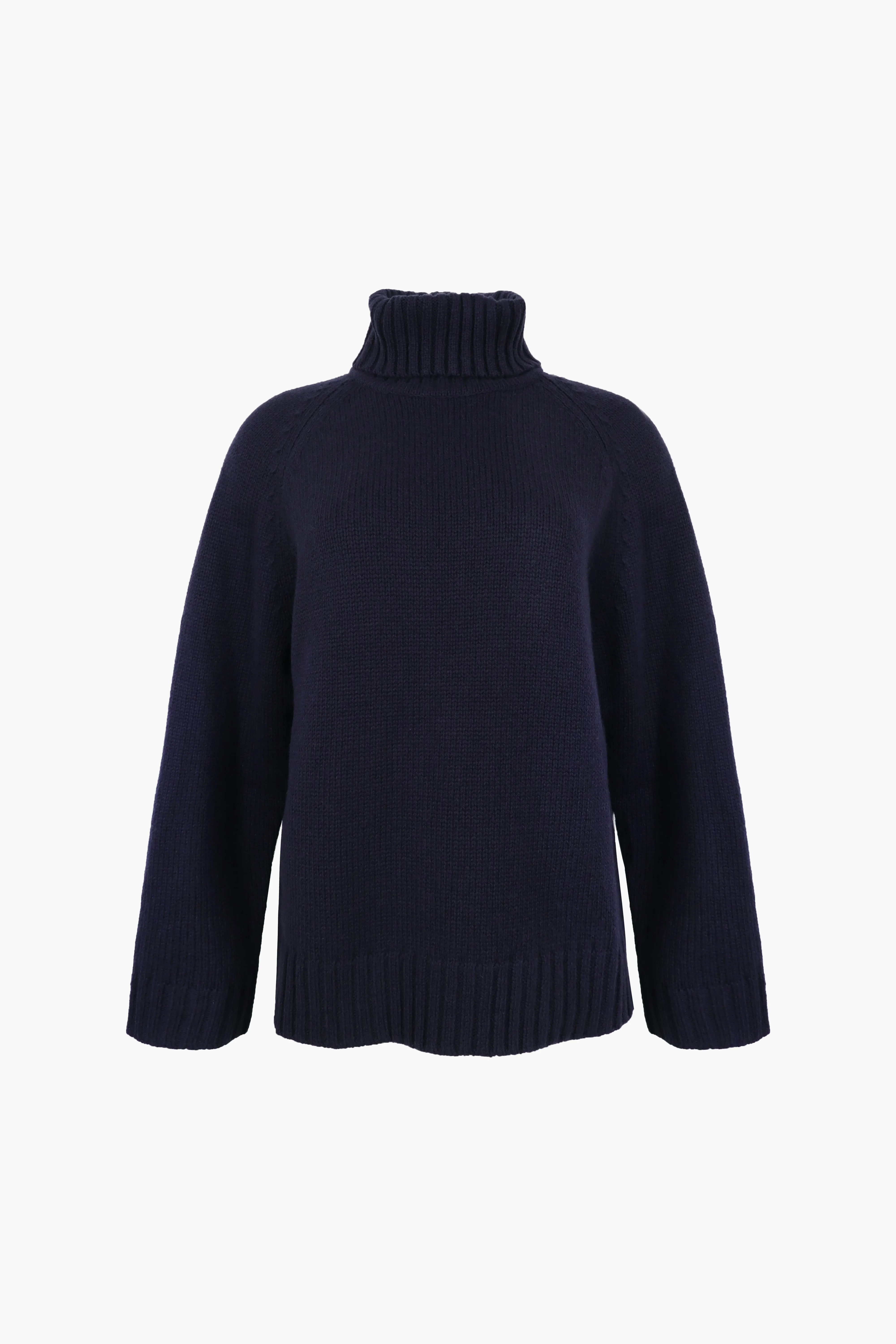 GUMS SWEATER IN NAVY sold by Sandy Liang