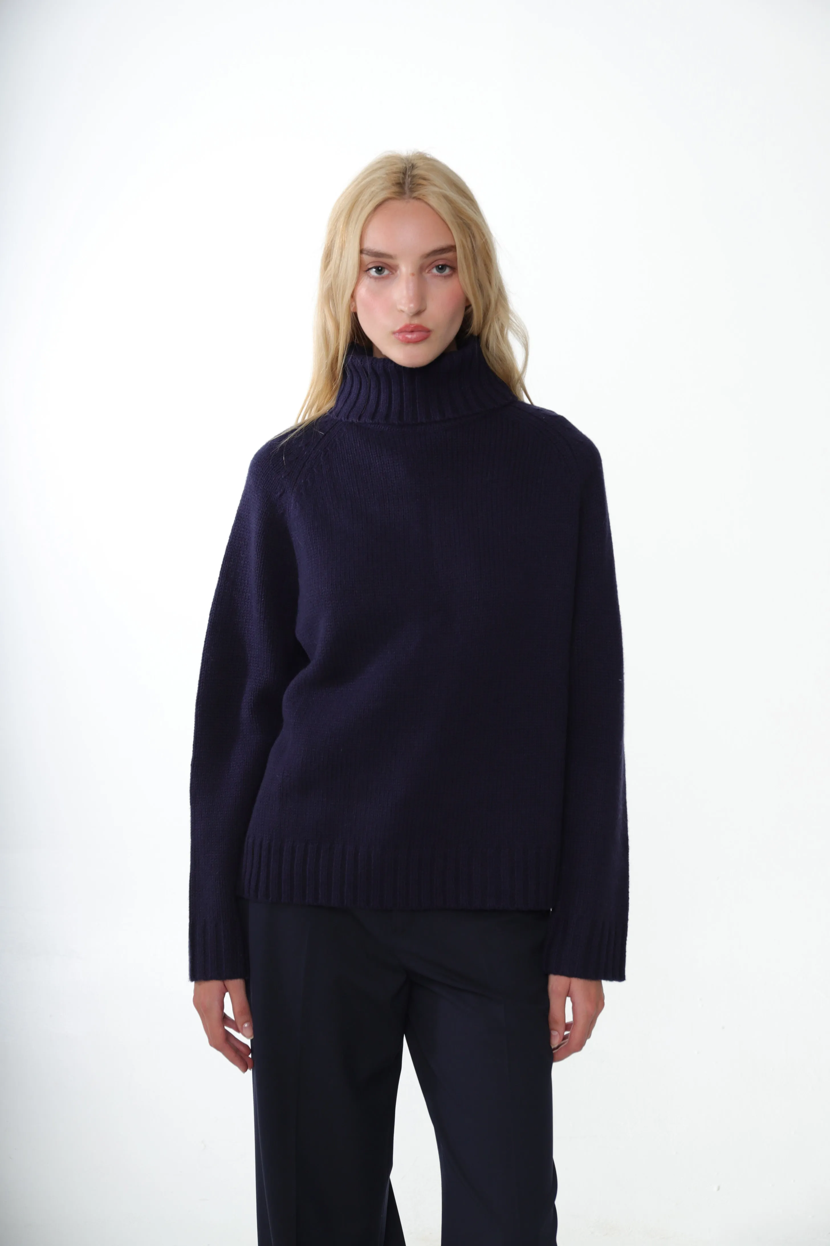 GUMS SWEATER IN NAVY sold by Sandy Liang product image thumbnail 2
