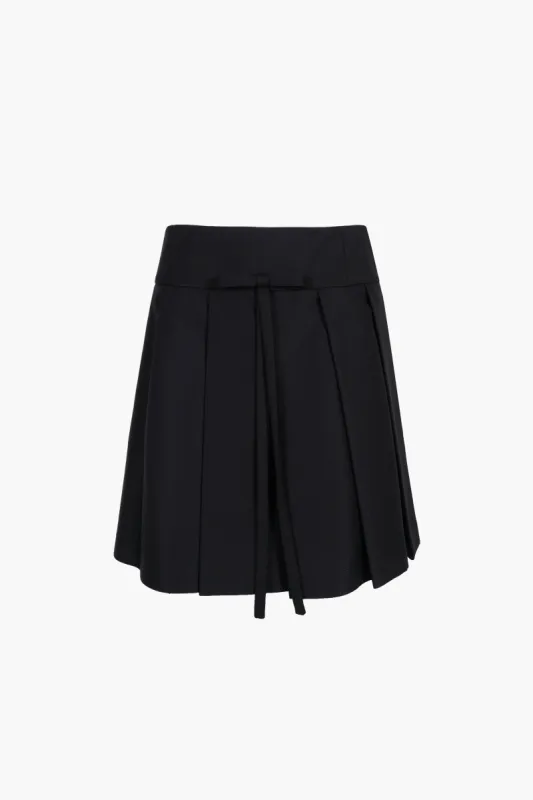 ARNE SKIRT IN BLACK sold by Sandy Liang