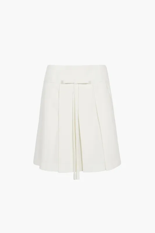 ARNE SKIRT IN CREAM sold by Sandy Liang