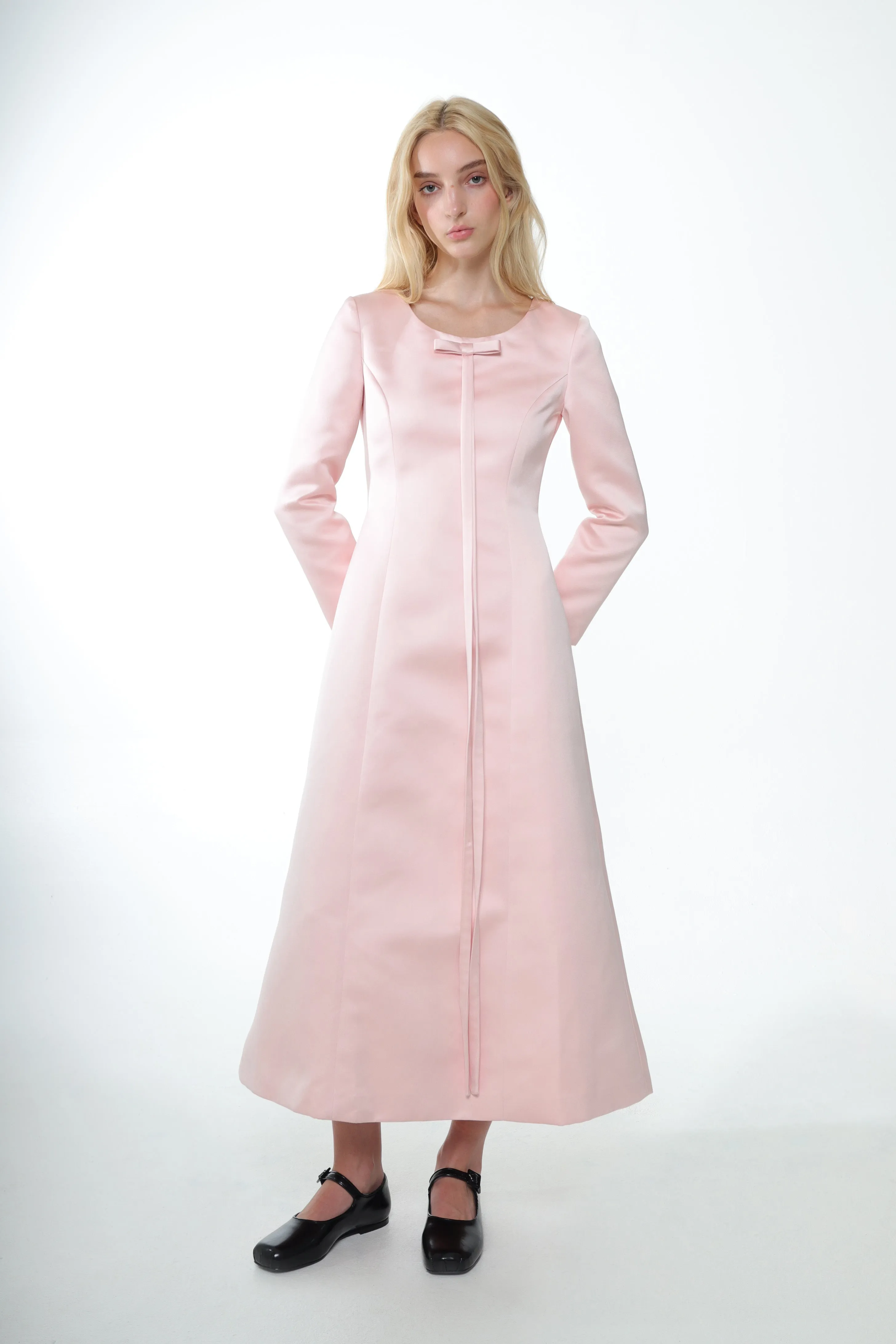 TOSHI DRESS IN PINK sold by Sandy Liang product image thumbnail 5