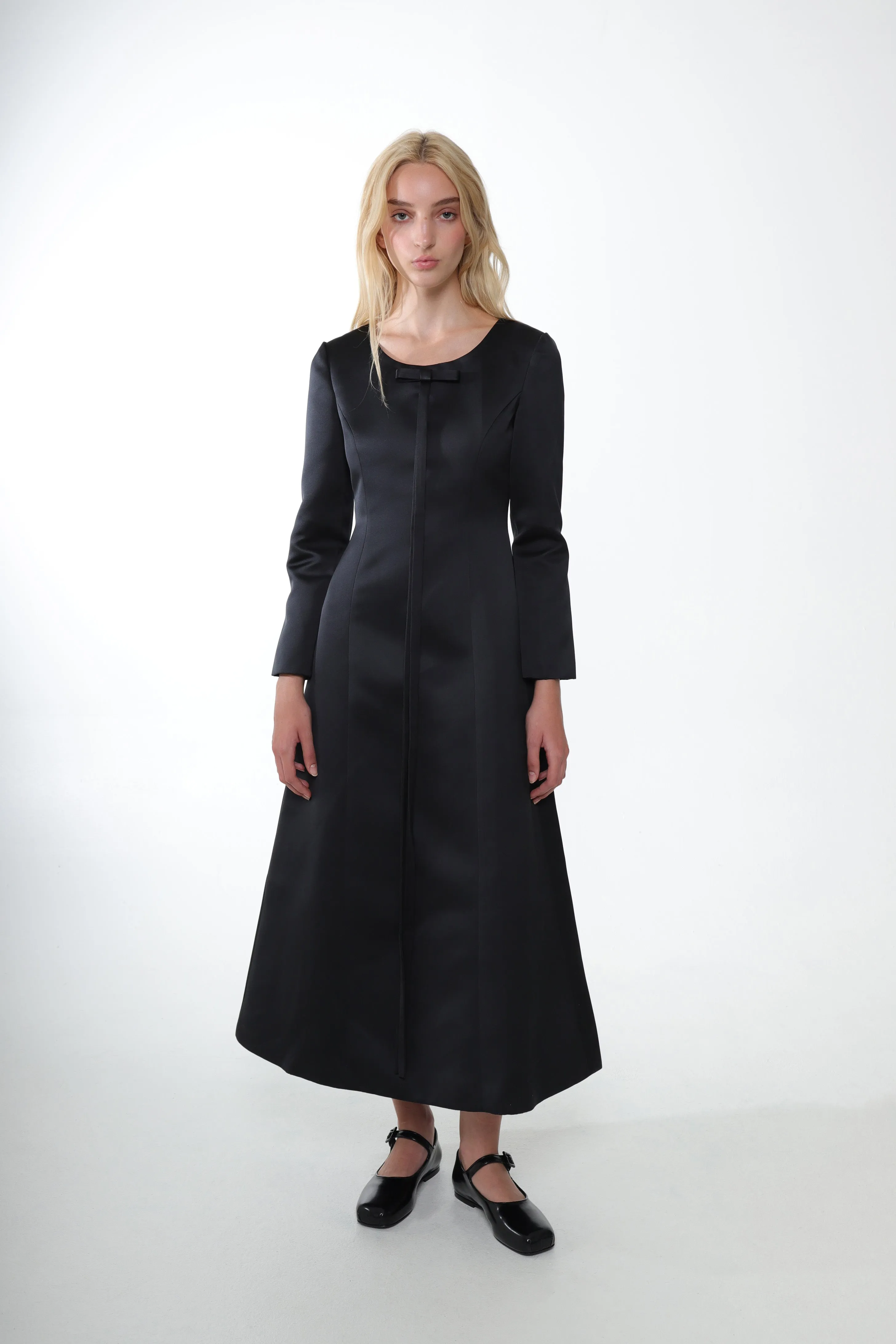 TOSHI DRESS IN BLACK sold by Sandy Liang product image thumbnail 2