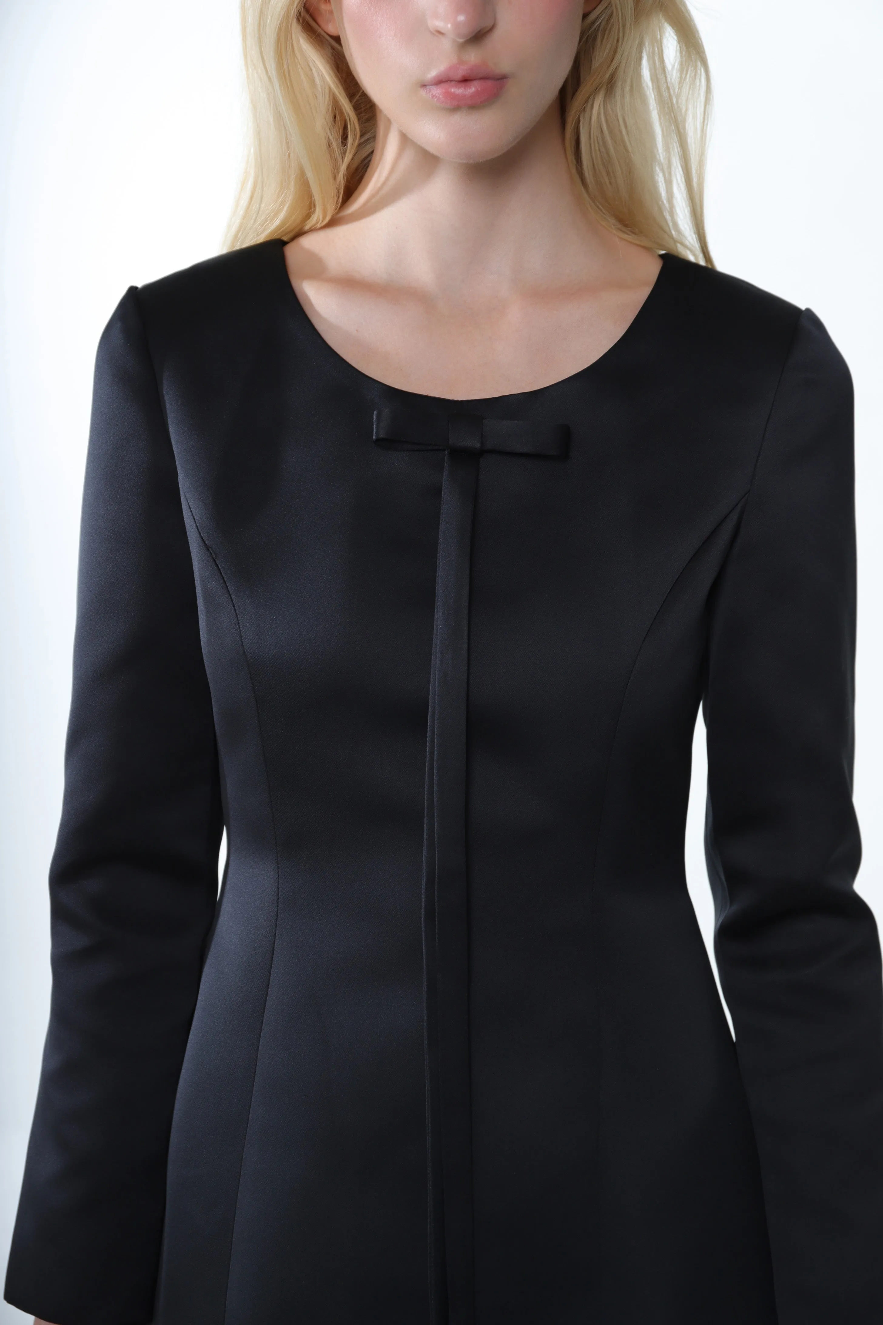 TOSHI DRESS IN BLACK sold by Sandy Liang product image thumbnail 4