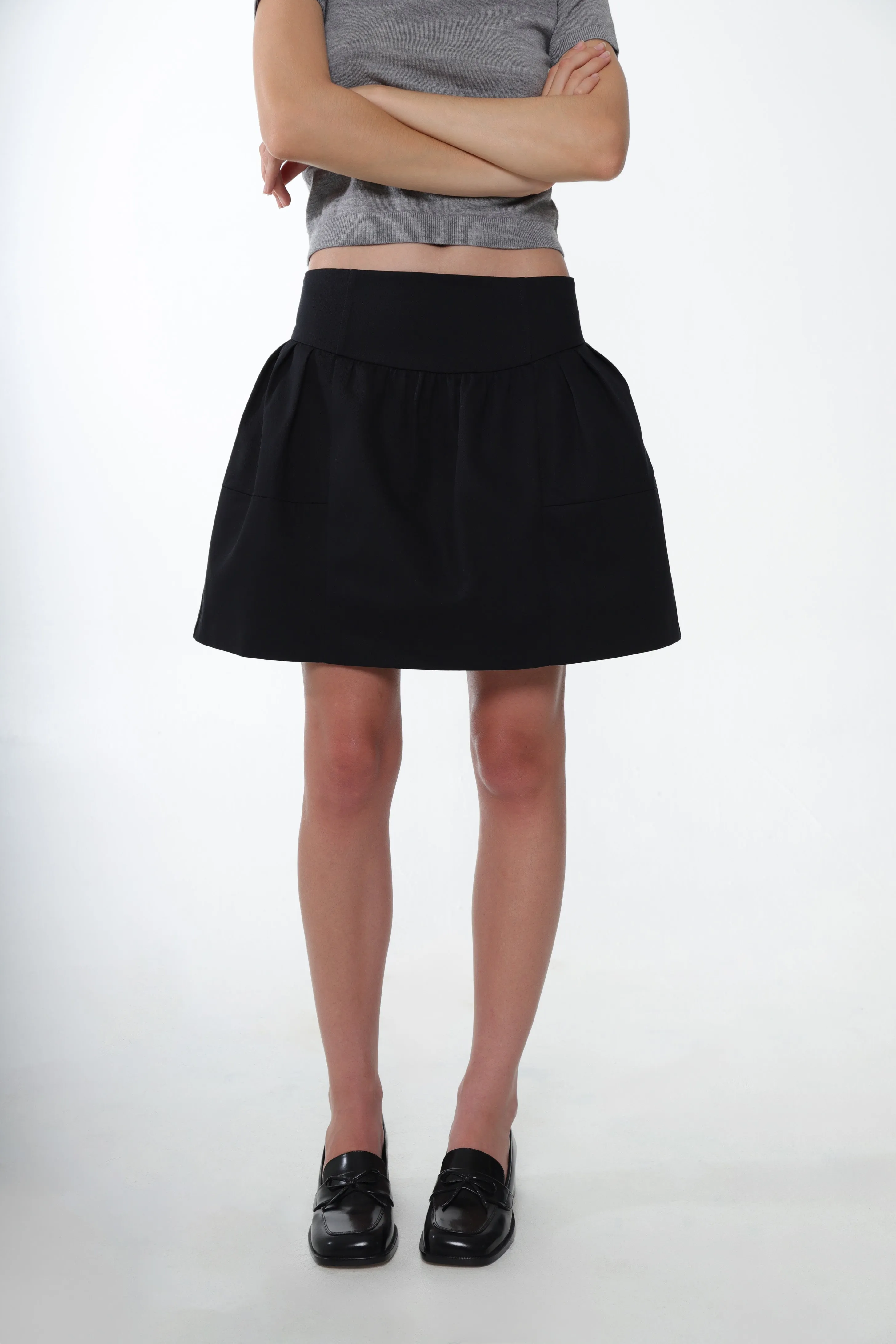 NARDINI SKIRT IN BLACK sold by Sandy Liang product image thumbnail 4
