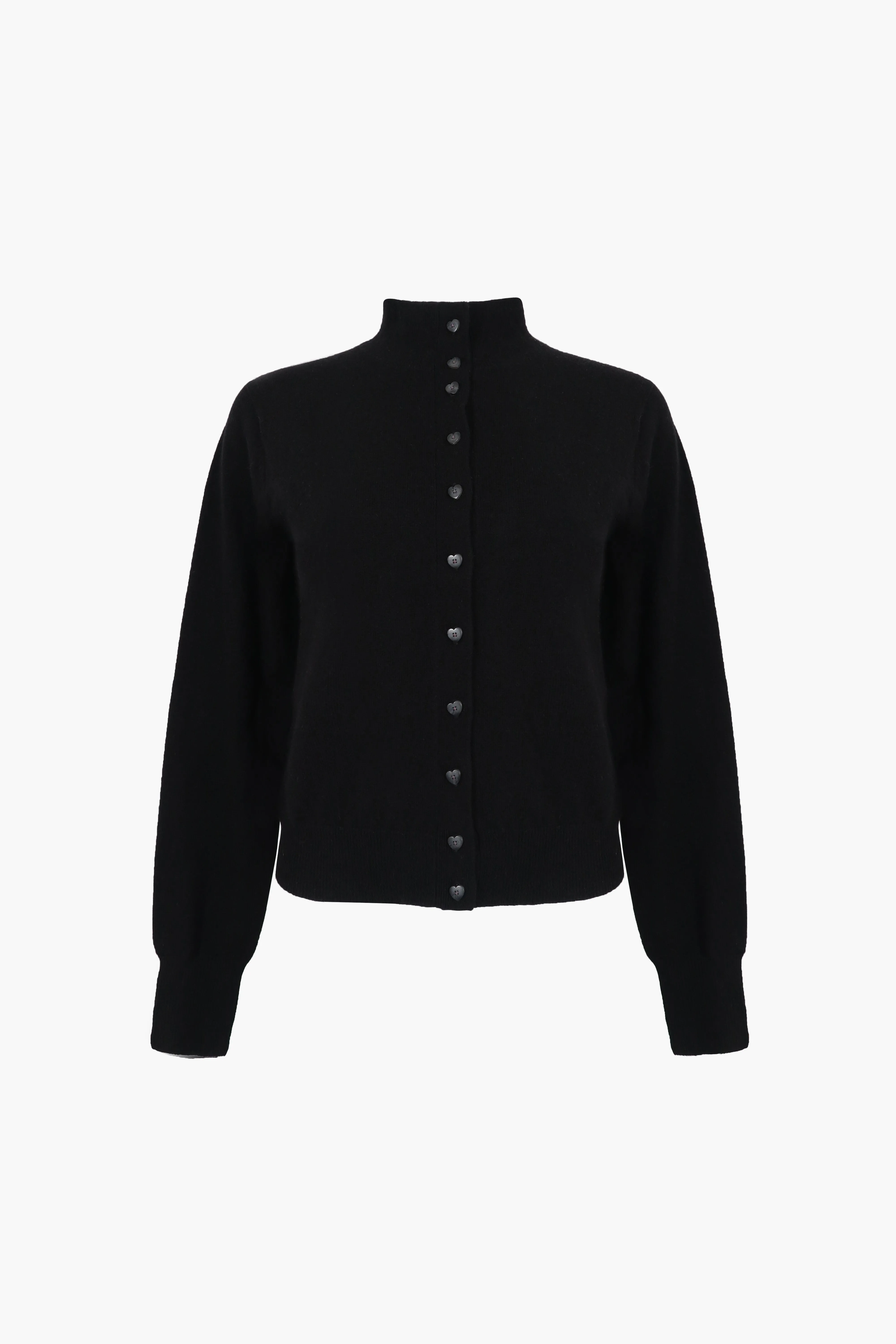 BOUIE CARDIGAN IN BLACK sold by Sandy Liang