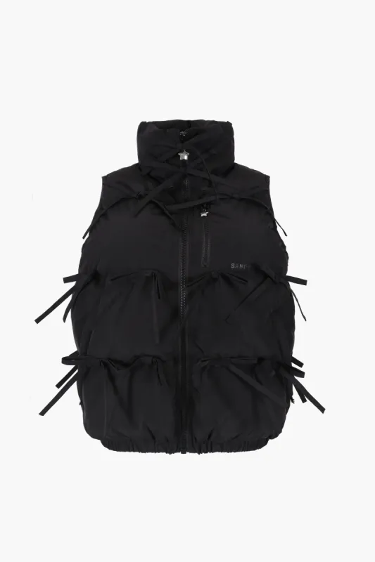 PATRO VEST IN BLACK sold by Sandy Liang