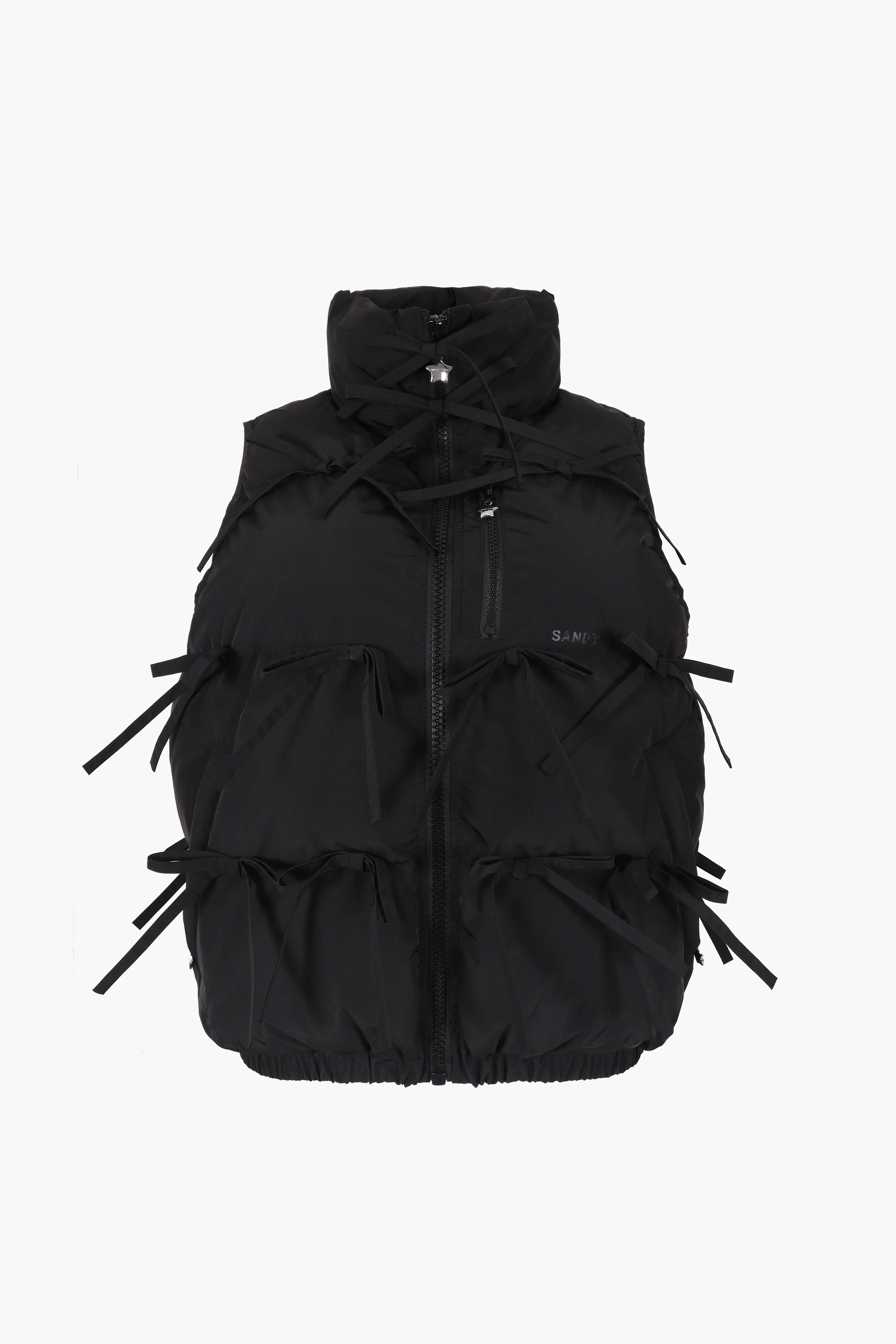 PATRO VEST IN BLACK sold by Sandy Liang