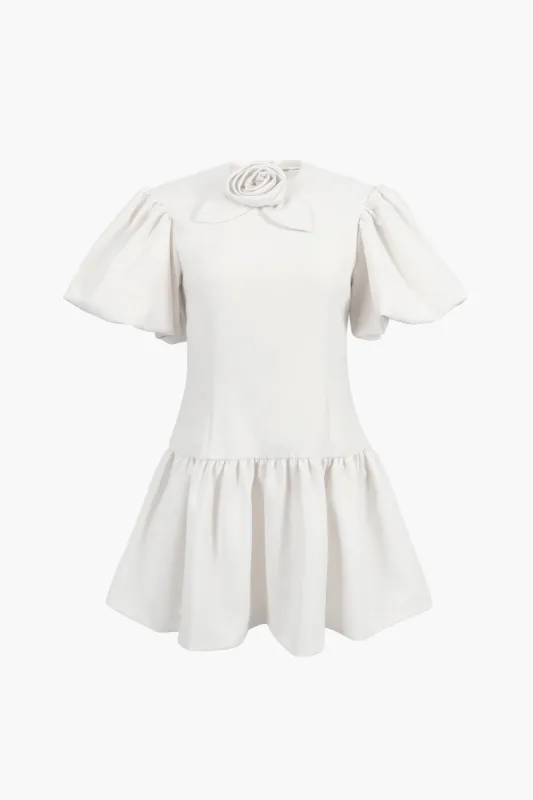 PEAS DRESS IN IVORY sold by Sandy Liang