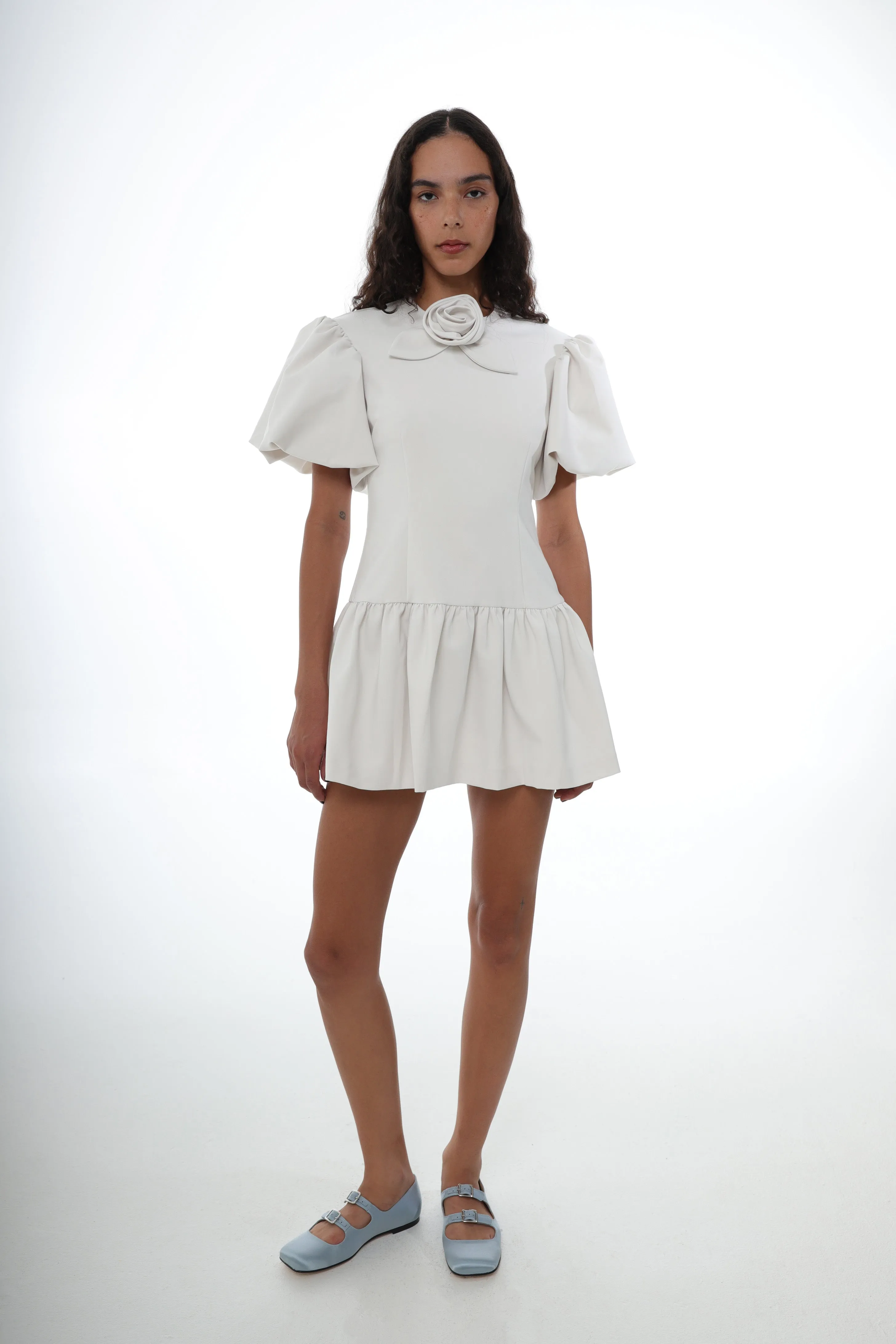 PEAS DRESS IN IVORY sold by Sandy Liang product image thumbnail 5