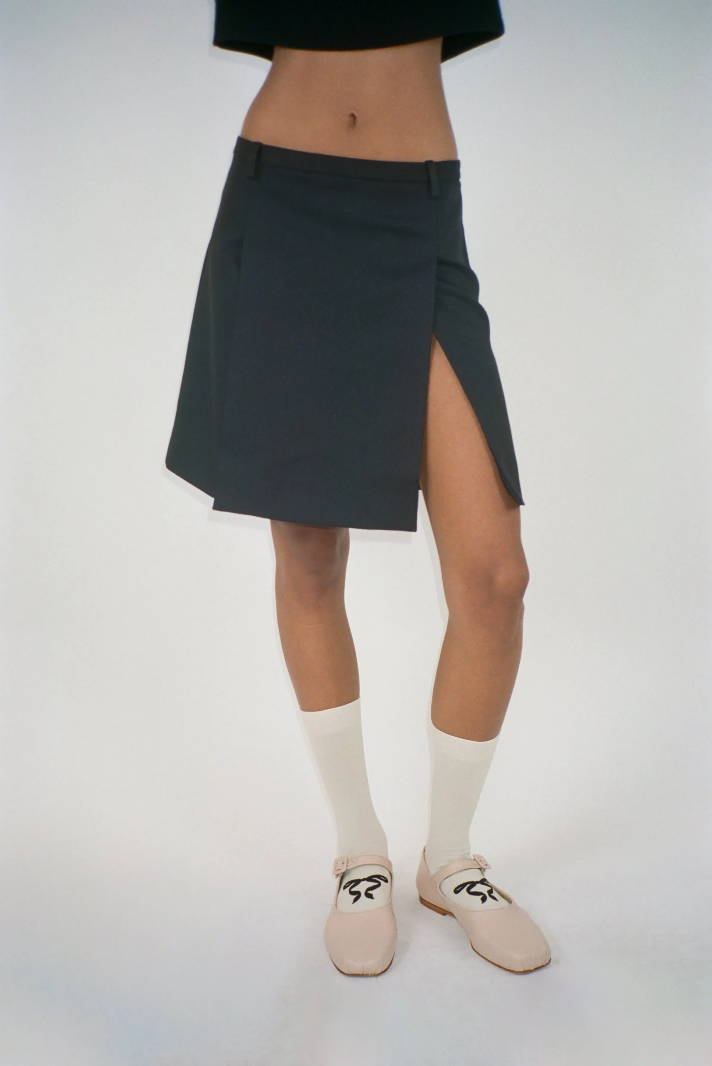 DART SKIRT IN BLACK sold by Sandy Liang product image thumbnail 2