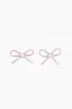 UME EARRINGS IN PINK sold by Sandy Liang