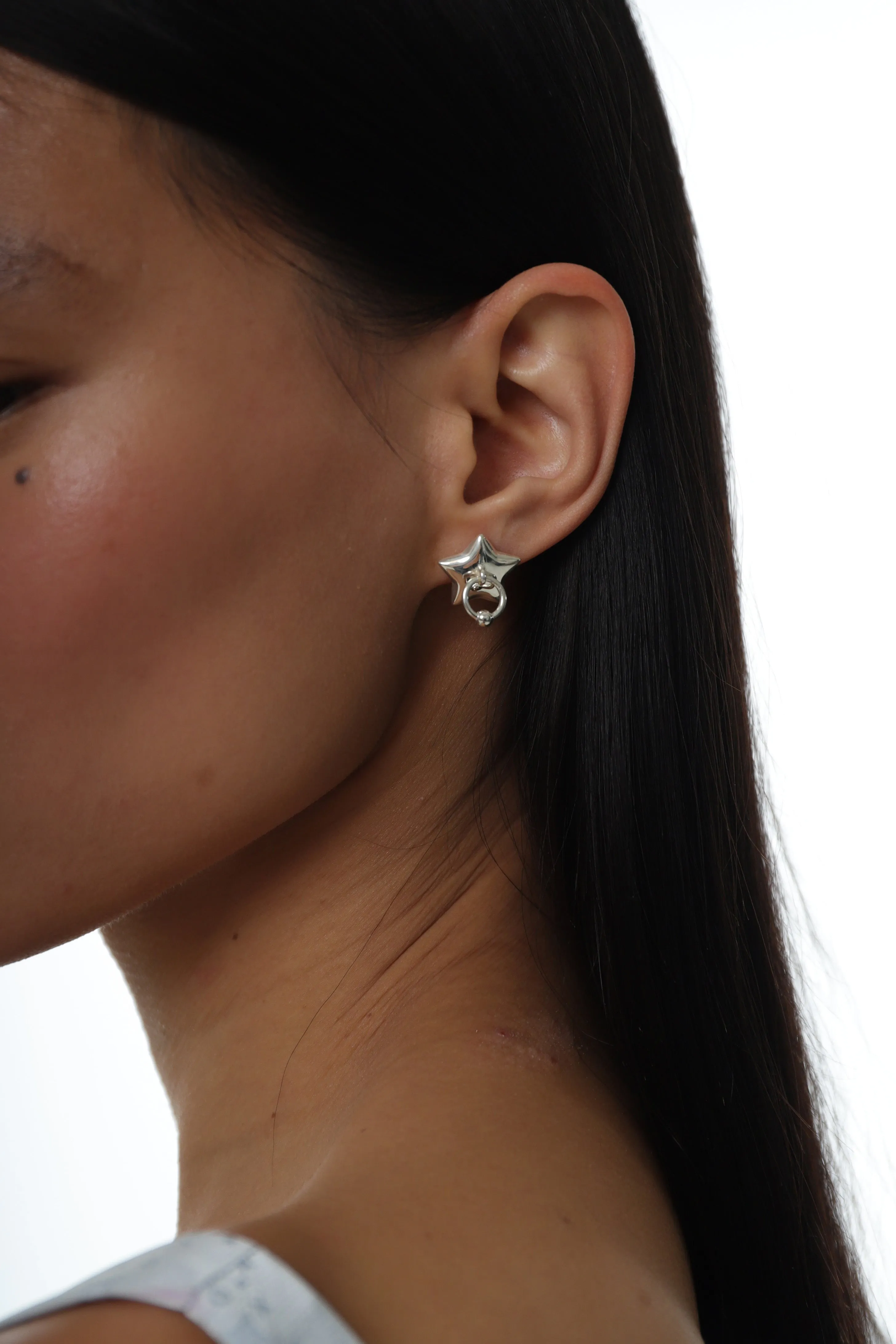 STERLING SILVER WANDA EARRINGS sold by Sandy Liang product image thumbnail 2