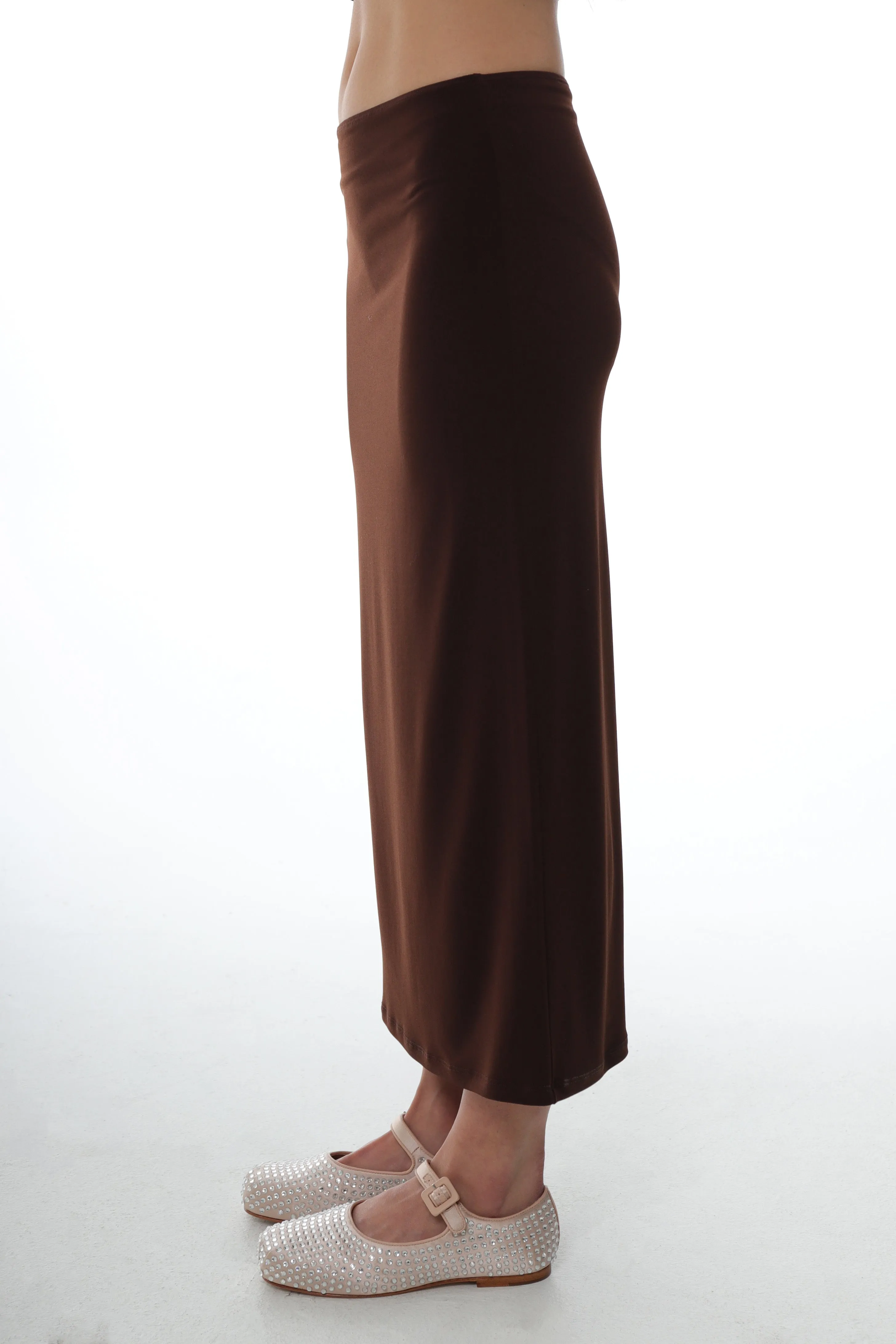 AXEW SKIRT IN DARK BROWN sold by Sandy Liang product image thumbnail 3
